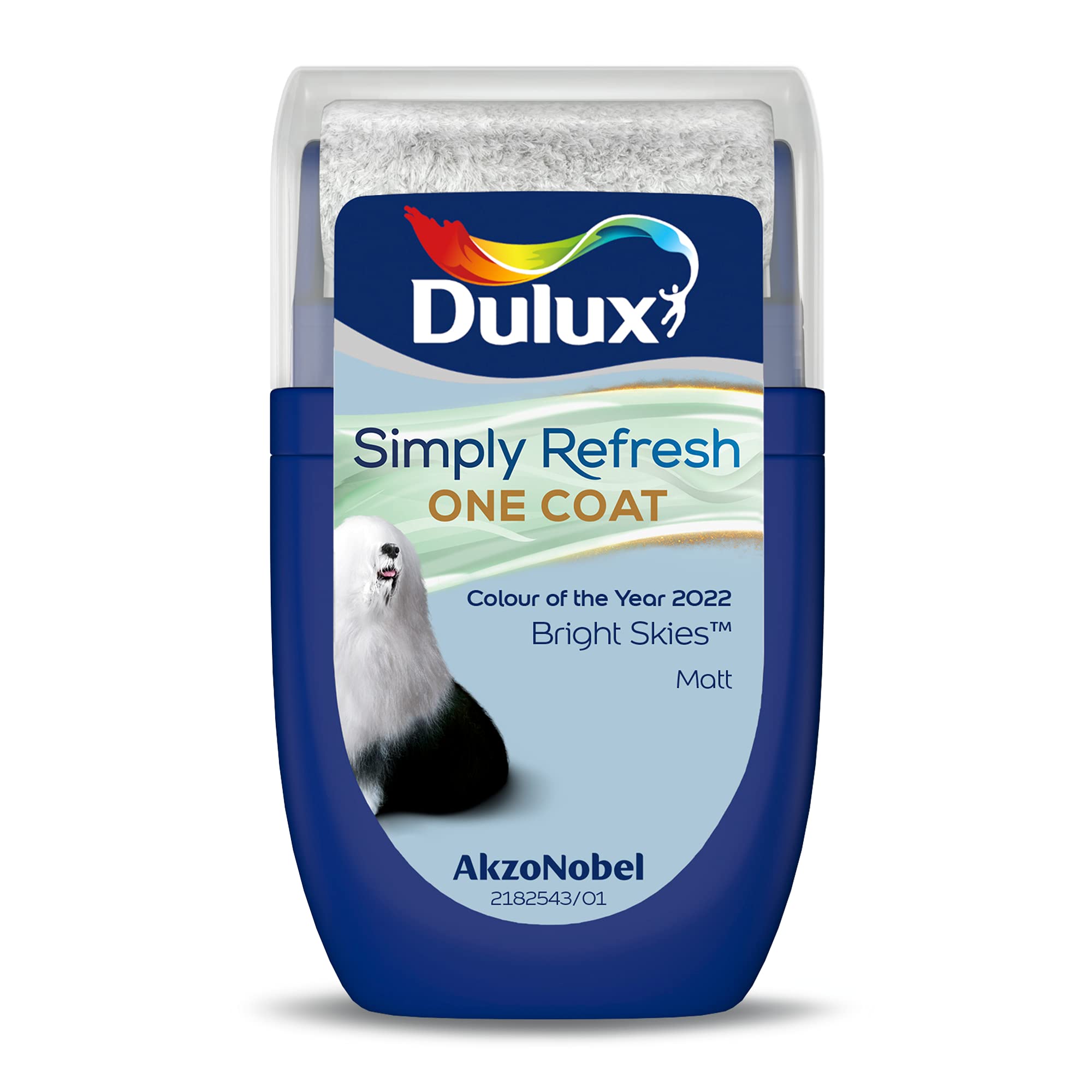 Dulux Simply Refresh One Coat Tester Paint - Bright Skies - 30 Milligrams, 5599881