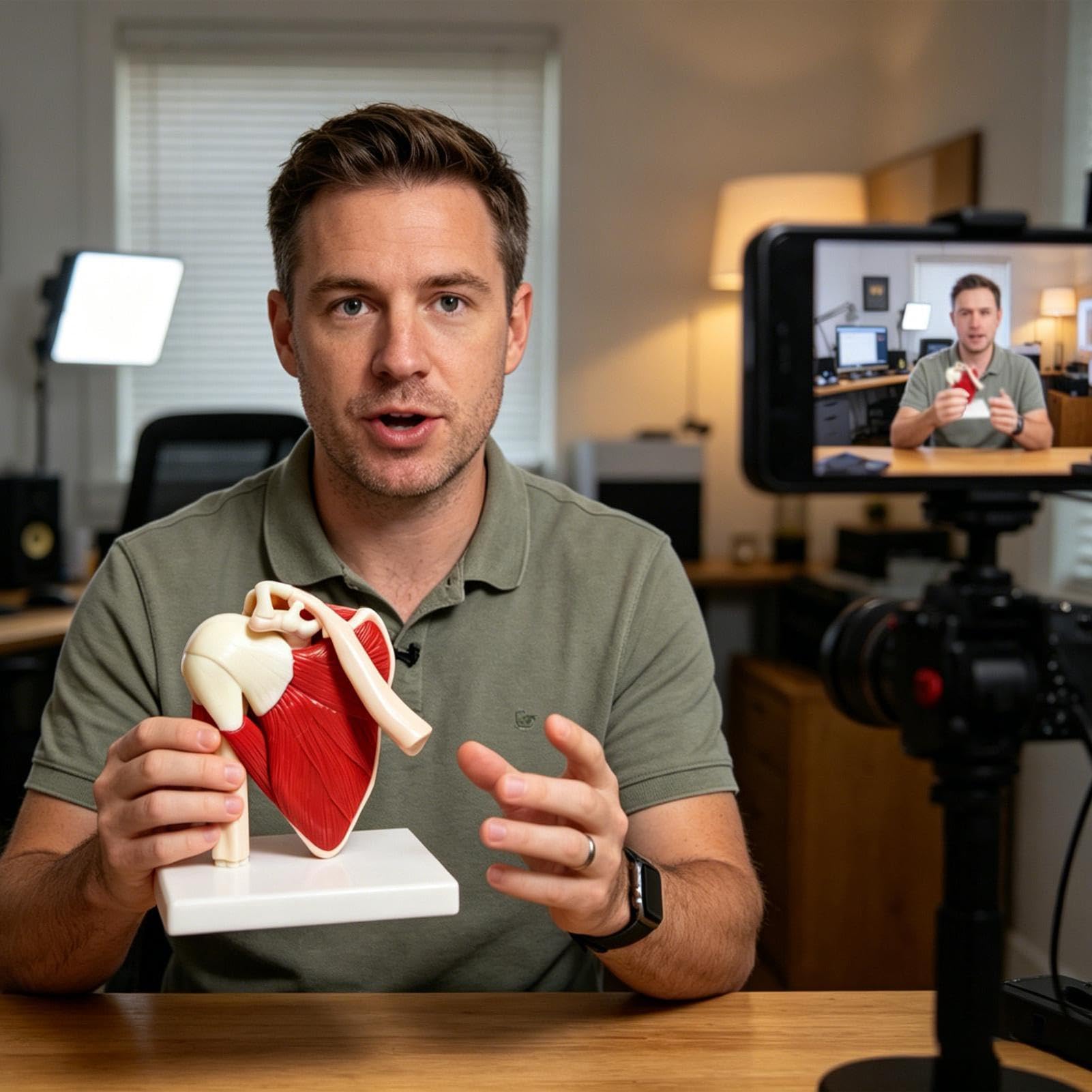 Modelo para articulación del hombro Ayuda Anatómica de Aprendizaje PVC | Modelo De Articulación Del Hombro Musculado Para médico, hombres, mujeres, niños, niñas, jóvenes, adolescentes, hijo, hija,