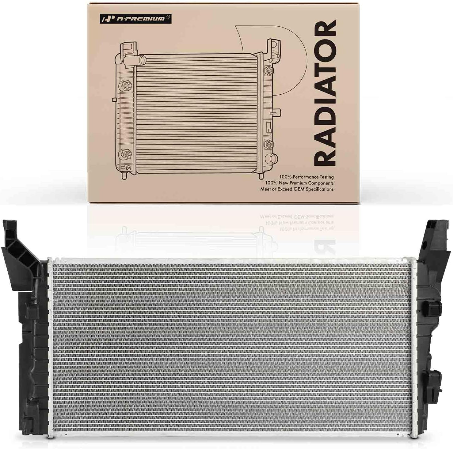 A-Premium Engine Coolant Radiator Assembly Compatible with Mini Cooper 2016-2019 2.0L, Cooper Clubman 2016-2019 2.0L