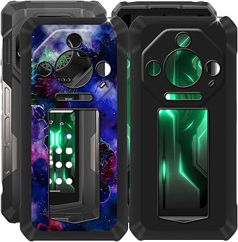 for Ulefone Armor 33 Pro Case, 2 Pieces Shockproof Soft TPU Bumper Shell, 360 Drop Protection Shell Ultra-Thin Soft Silicone Cover for Ulefone Armor 33 Pro 6.95" - Rose Cloud