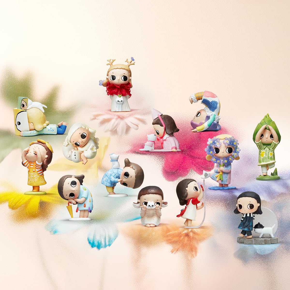 POP MART Nyota I Am the Seasons Series Figures Whole Set Articulated Character Premium Design Gifts for Women Fan-Favorite Collectible Art Toy - Image 2