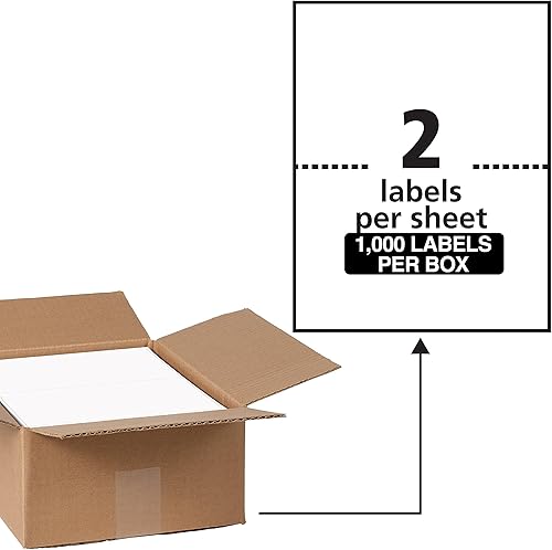 Etiquetas Avery. Etiquetas autoadhesivas para envíos para impresoras láser con tecnología TrueBlock