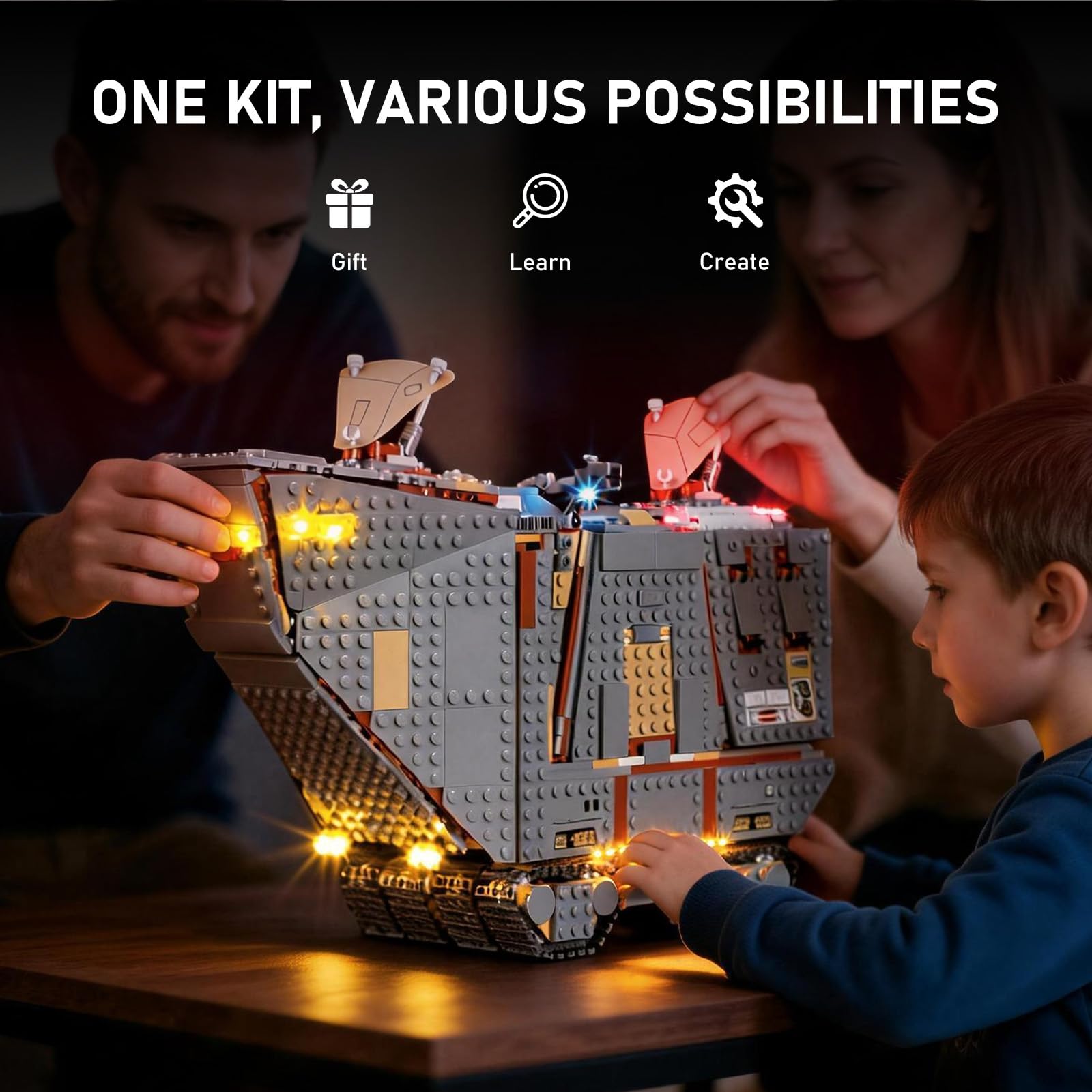 BRIKSMAX Zestaw oświetleniowy LED do Lego 75646 GARP Marine Statek - kompatybilny z Lego One Piece klocki konstrukcyjne - nie zawiera zestawu Lego