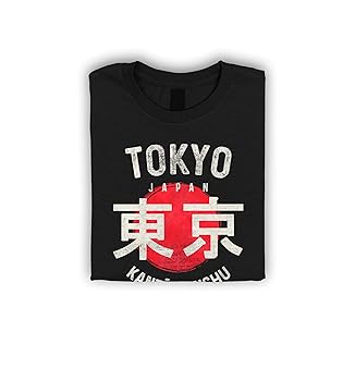 Ziggy Tee Tokyo Japan T-Shirt, Black, X-Large : Amazon.co.uk
