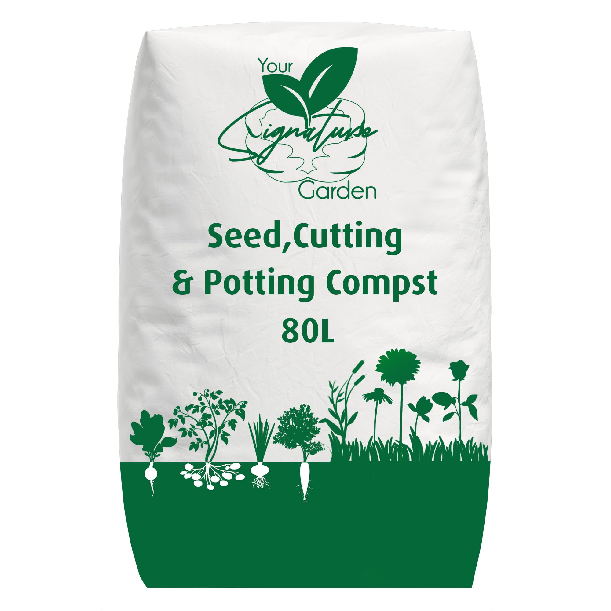 Laeto Organic Seed, Cutting & Potting Compost 80L – Peat Free Soil for Seed Germination, Vegetables, Outdoor Plants, and Lawn Top Dressing — image 1