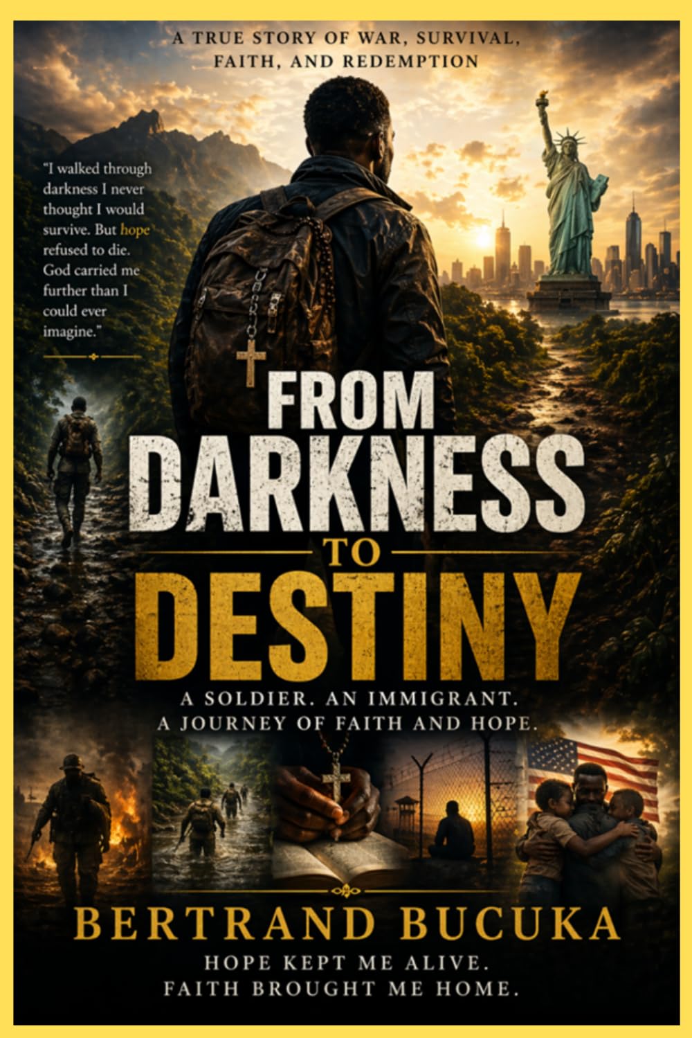 From darkness to destiny: A soldier, an immigrant. A journey of faith and hope