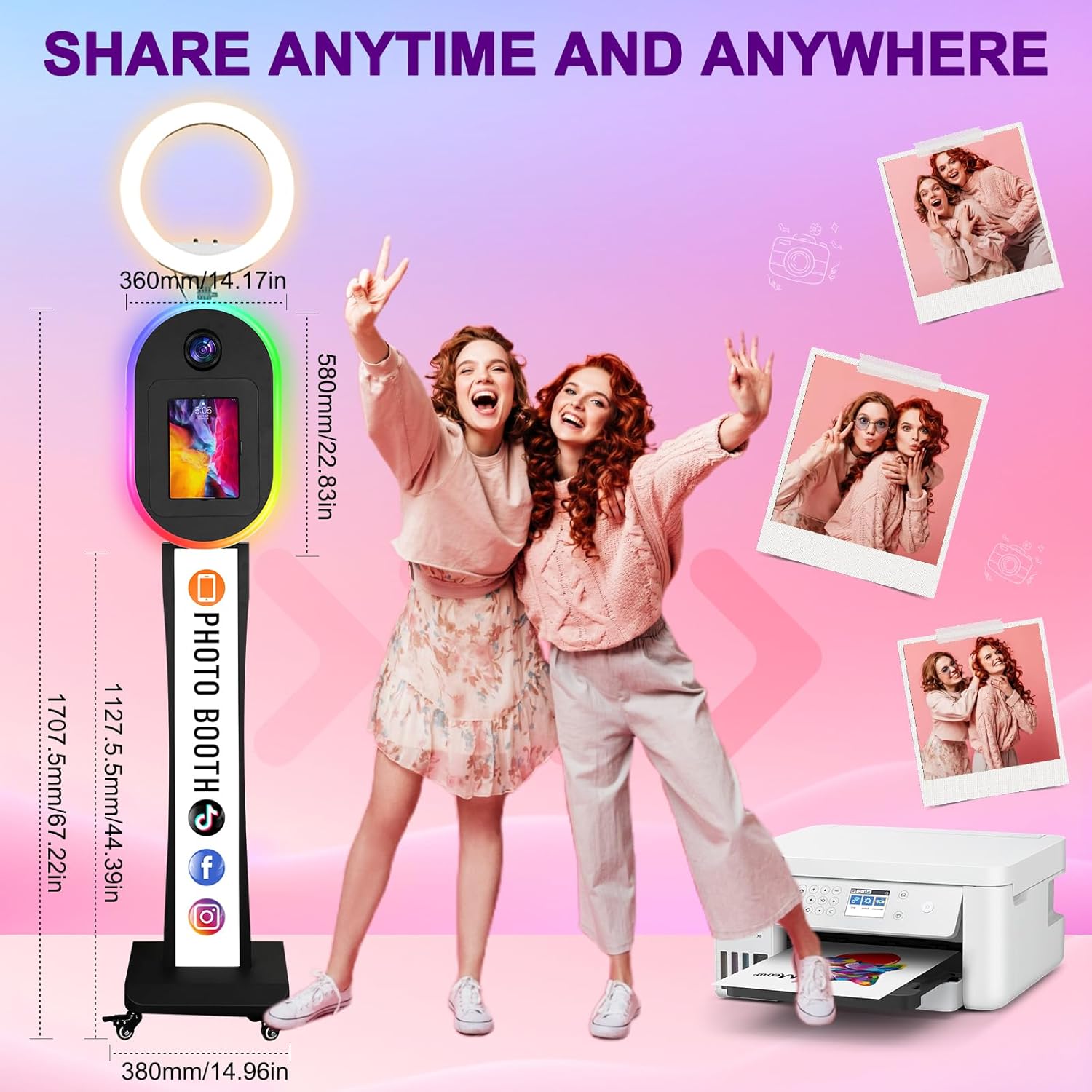 Photo Booth Sharing Features