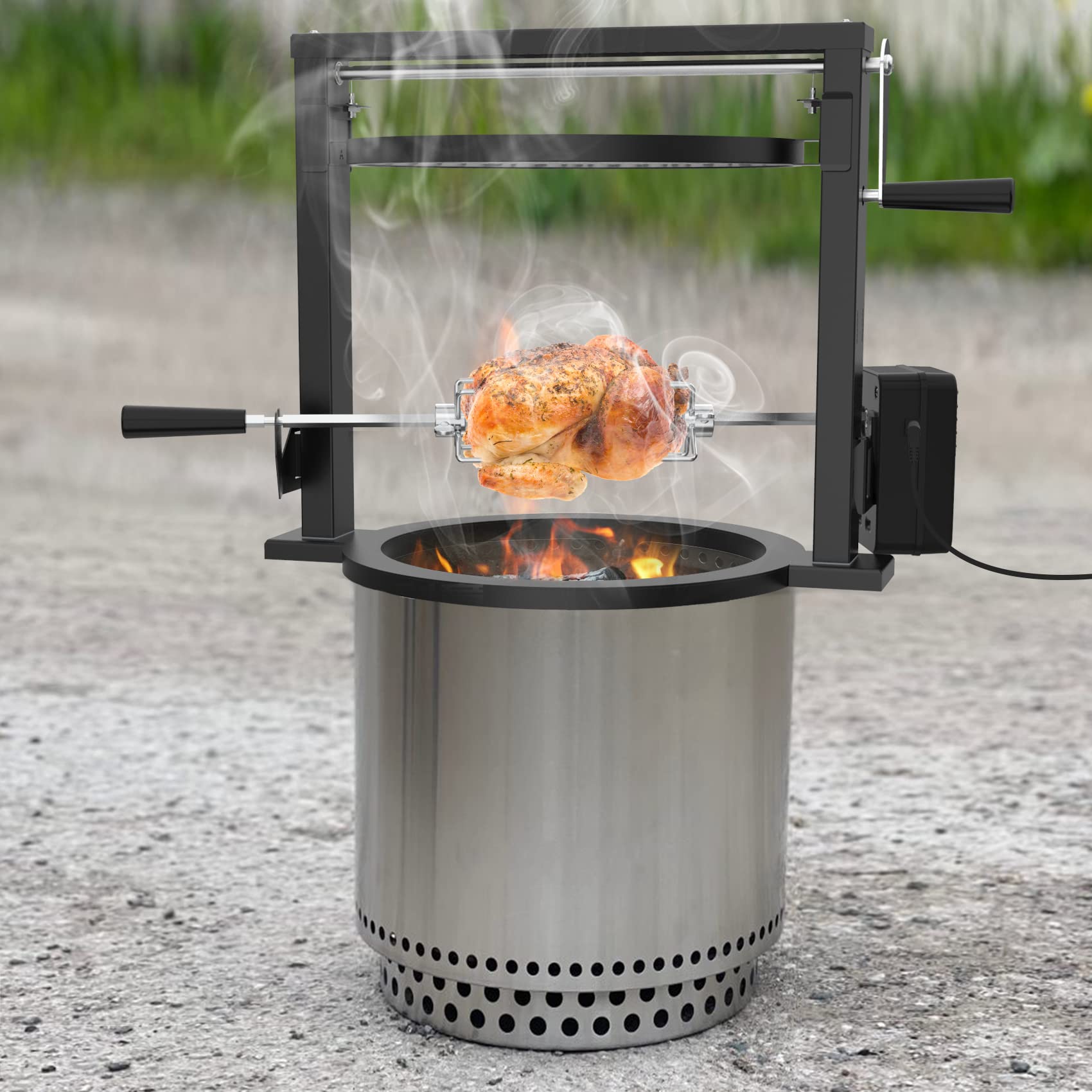 Amazon.com : only fire Santa-Maria Style Rotisserie Rotating