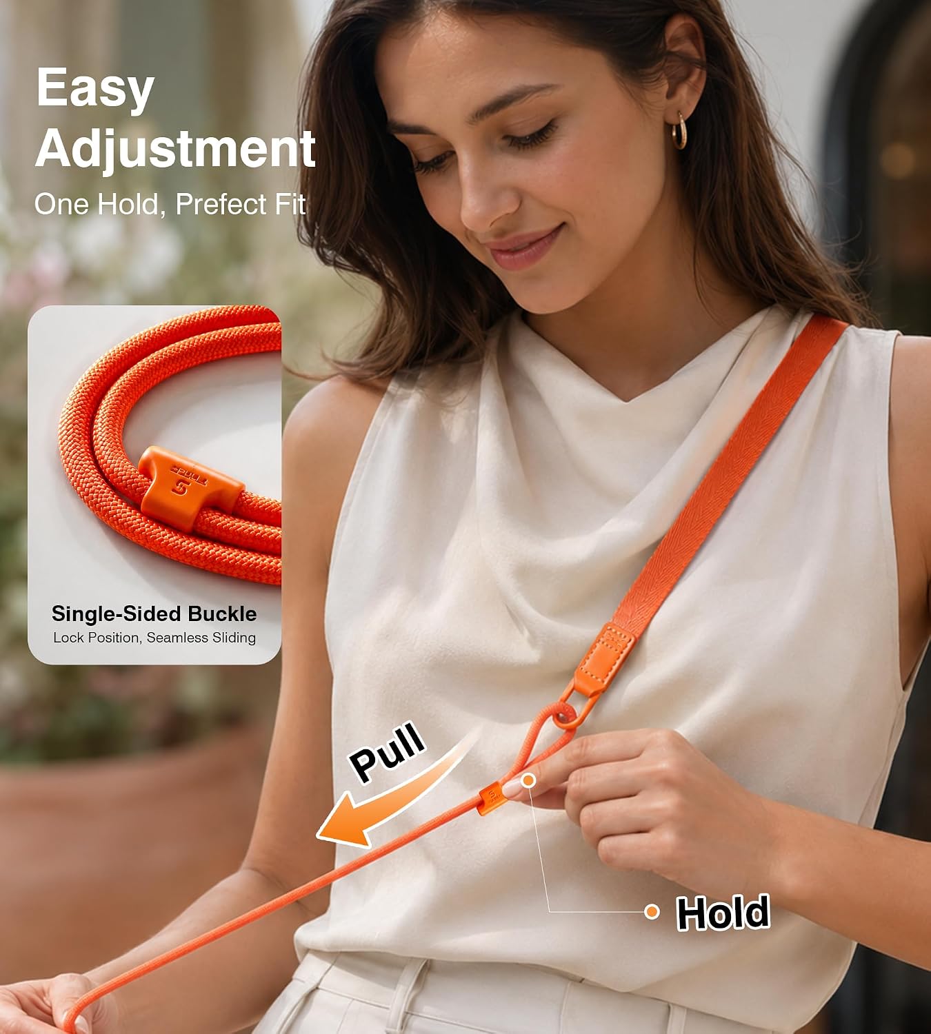 Phone Lanyard Crossbody, Adjustable Anti-Theft Neck Strap image 5