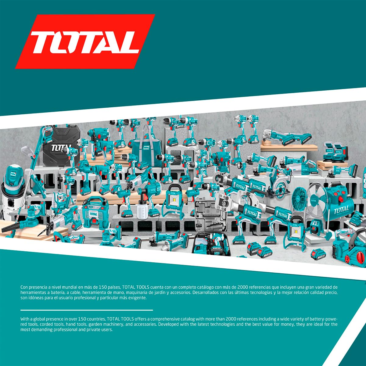 TOTAL - Juego de Destornilladores - Contiene 18 Piezas - Cromo Vanadio - Punta Imantada - Mango Ergonómico - Ideales para Uso Intensivo