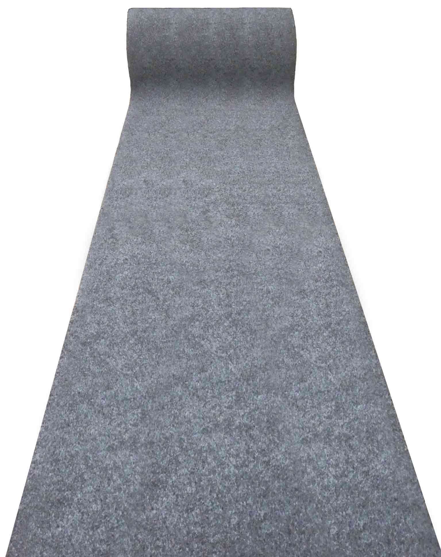 Casatessile Tappeto passatoia corsia Oscar Fondo Impermeabile, Zerbino per Ingresso, Porta di casa, Corridoio, Cucina, Ufficio e Negozi. Venduto al Metro - Grigio, Largo 200 cm.