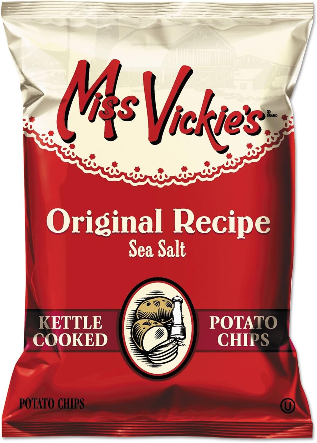 Kettle Cooked Sea Salt Potato Chips, 1.375 oz Bag, 64/Carton 44443 (DMi CT