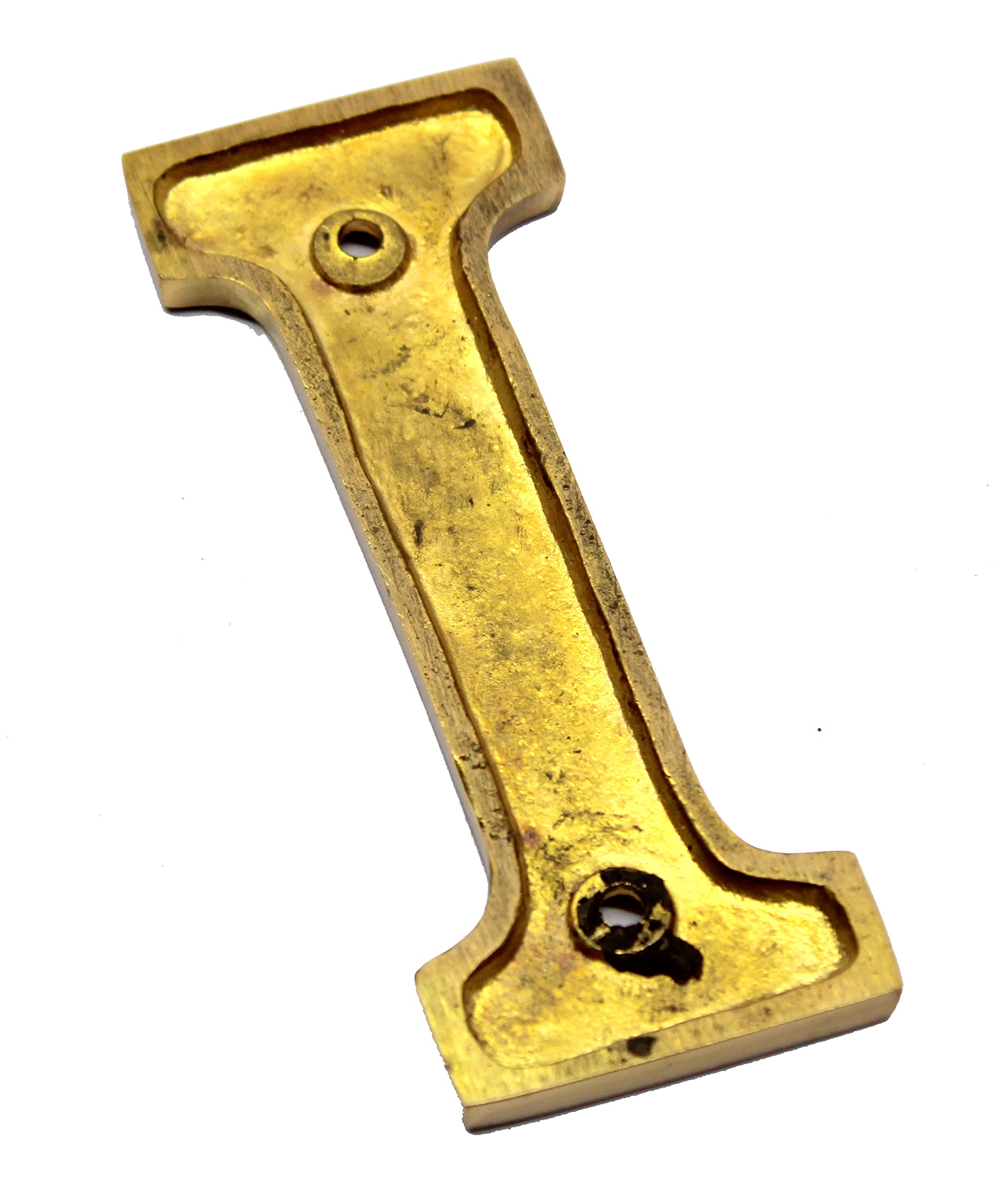 esplanade Brass House Hotel Door Name - Wall Door Plaque Alphabet Letter "Z" - 4" Inches ("I" Alphabet - 4) - Image 4