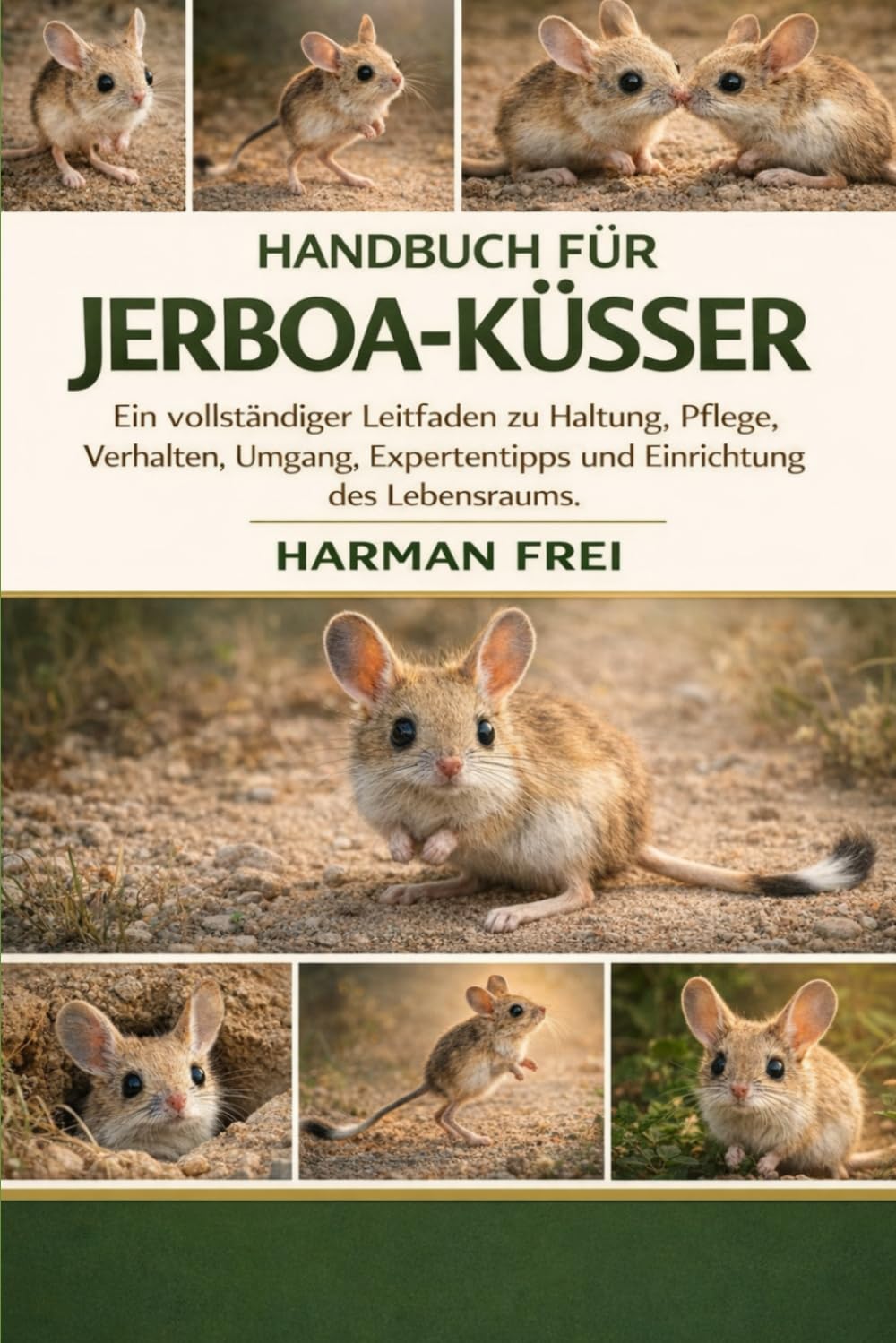 Handbuch für JERBOA-KÜSSER: Ein vollständiger Leitfaden zu Haltung, Pflege, Verhalten, Umgang, Expertentipps und Einrichtung des Lebensraums.
