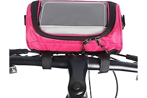 ZUKKA Girls Bike Bag, Adjustable Waterproof Bicycle Handlebar Bag