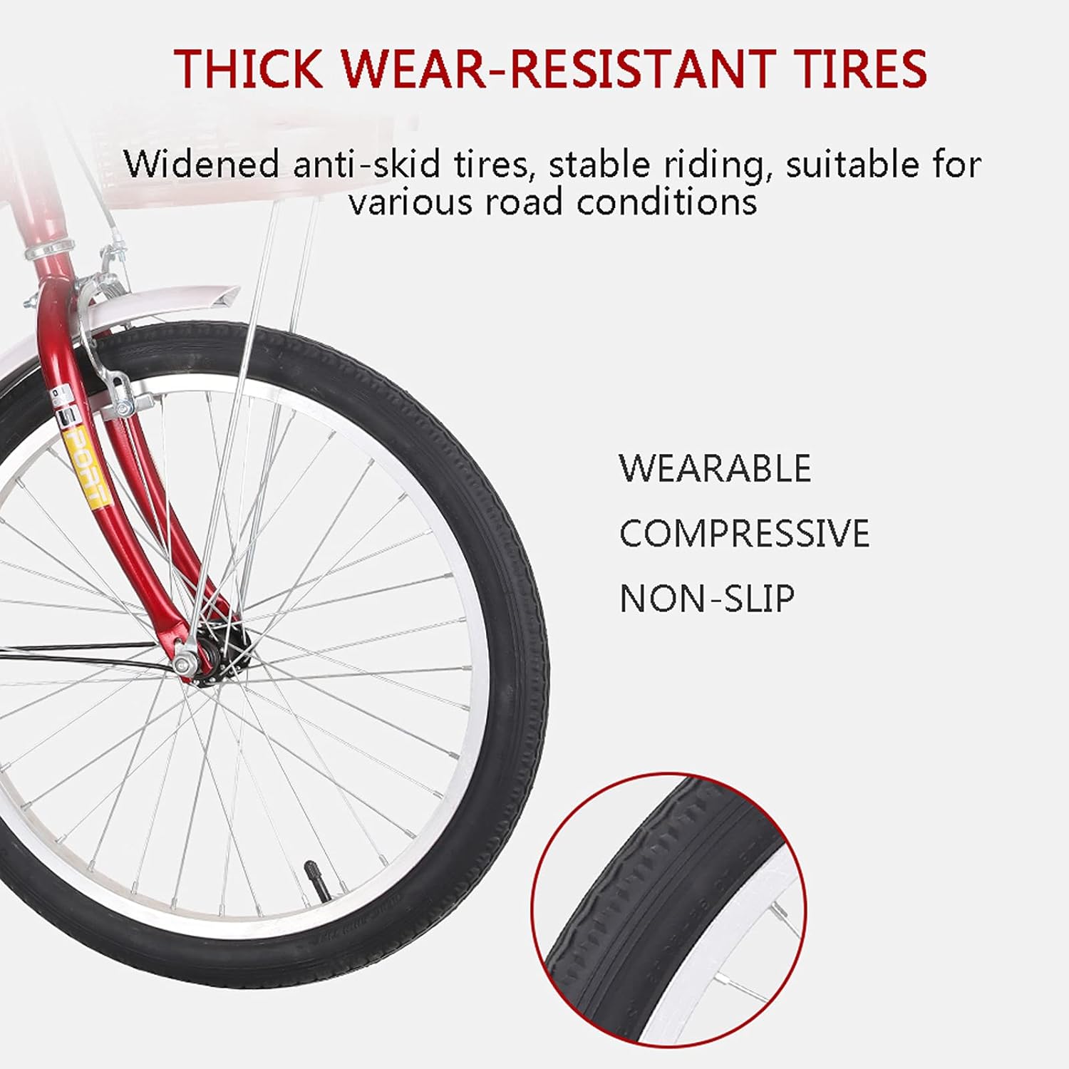 Adult Tricycle Three Wheel Bike Comfort Bicycles 20inch Three Wheel Cruiser Bike with Shopping Basket for Recreation Shopping Picnics Exercise Men's Women's Cycling Pedalling