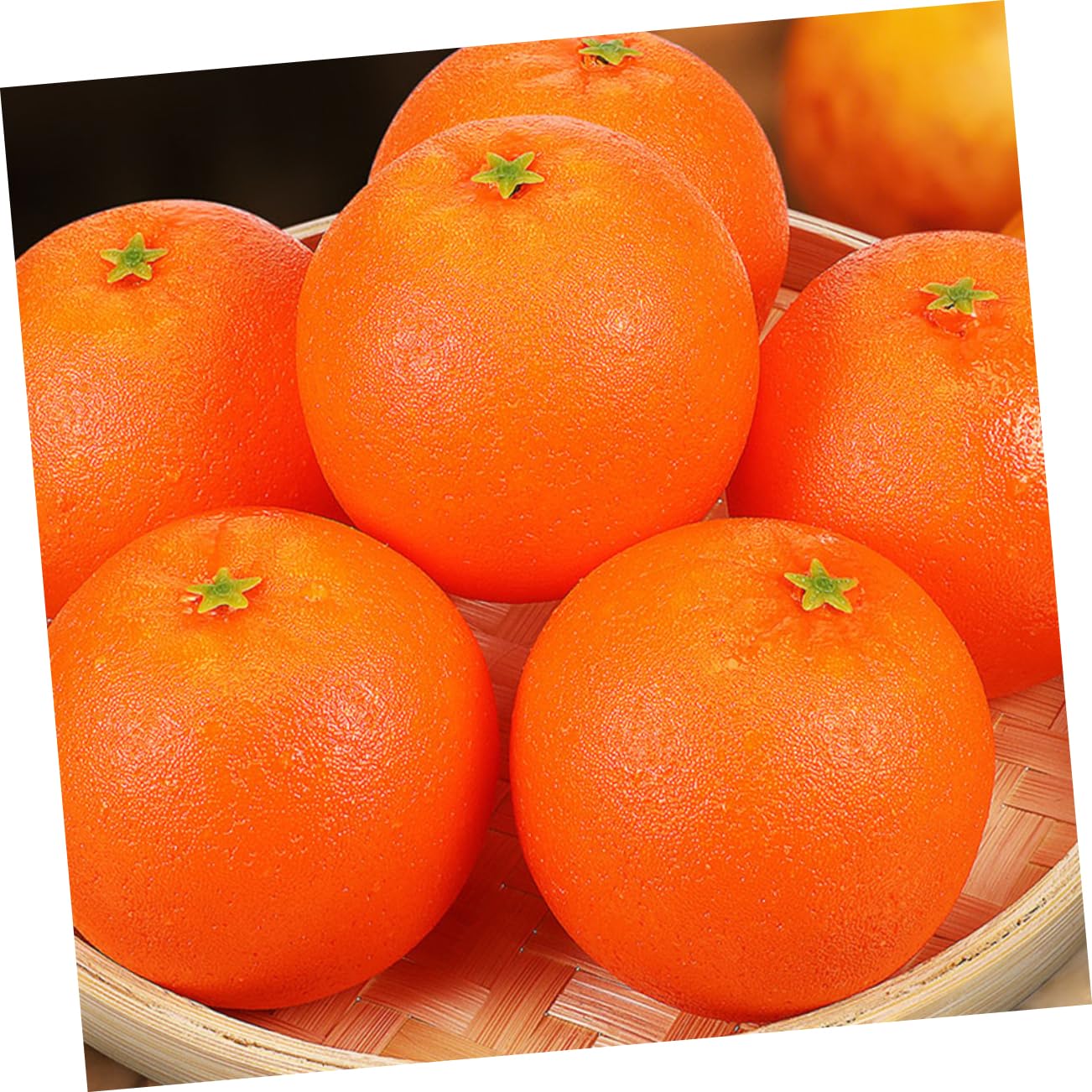 Ciieeo 4 Sätze Simuliertes Orangefarbenes Modell Naturgetreue Fruchtdekorationen Desktop-deko Mit Künstlichen Orangen Fruchtmodell Prop Künstliche Orangen Schaum 10 Stück * 4