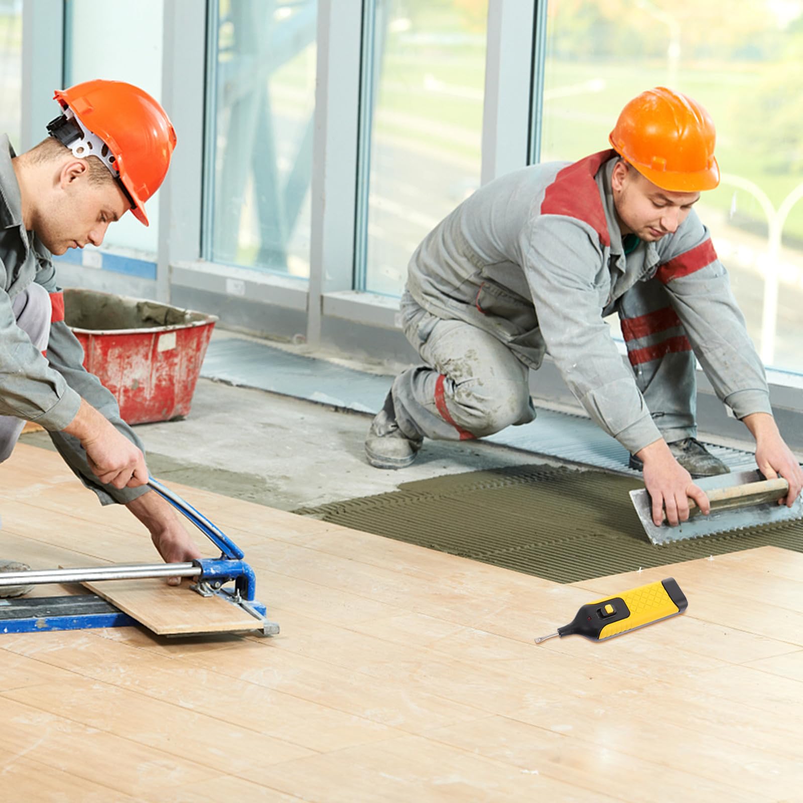 1 Satz Laminatboden Reparaturset mit 16 Teilen Kunststoff Werkzeug für Holzboden Reparatur und Oberflächenkratzer als Housewarming Geschenk
