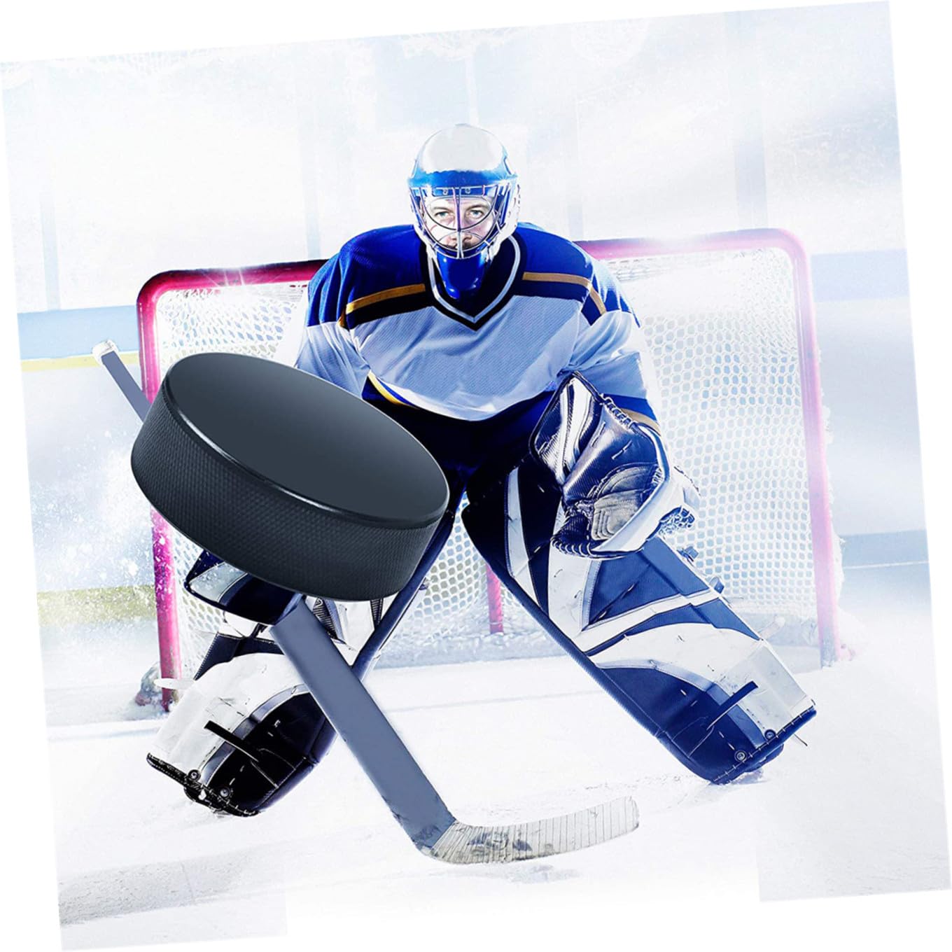 Anneome 9pièces Palets De Hockey Glace Noirs pour Entraînement Et Compétitions