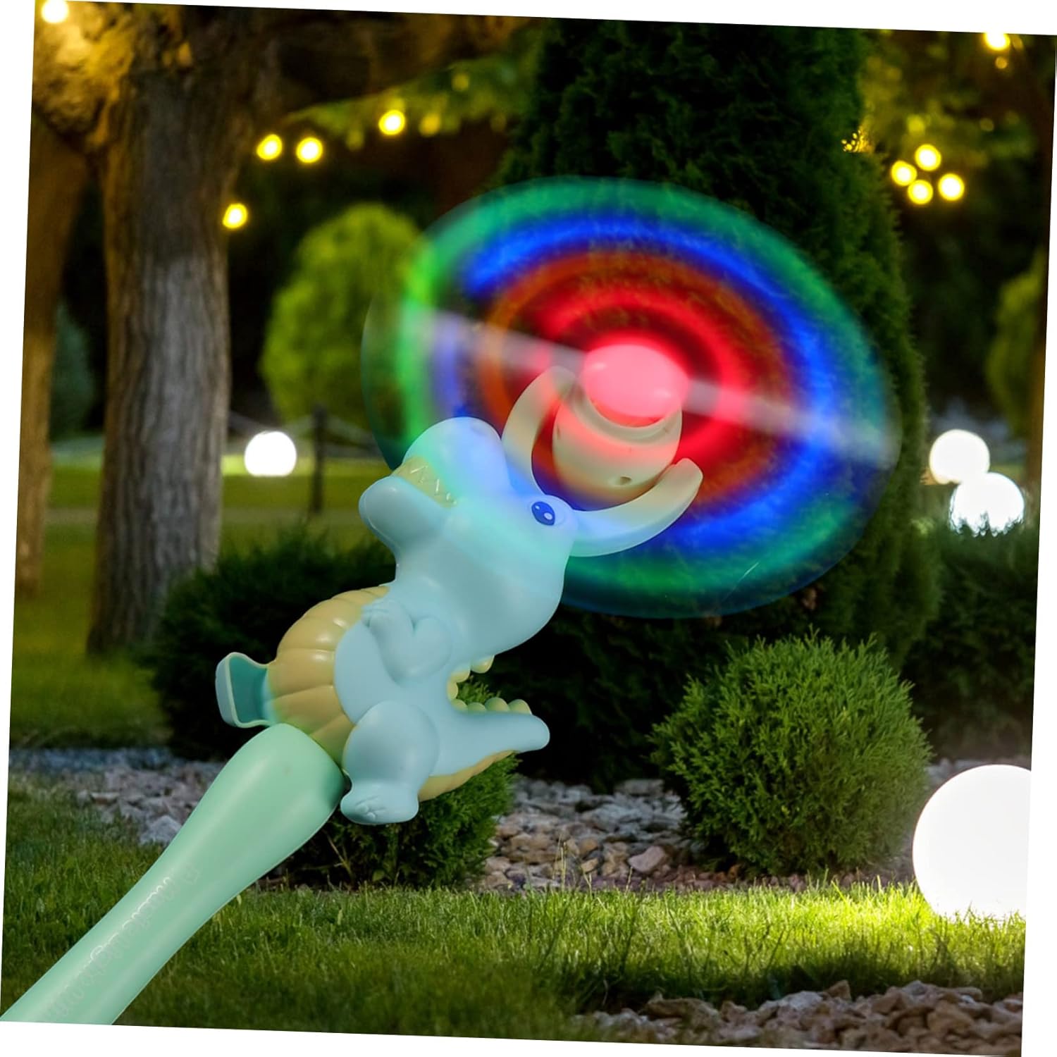 INOOMP Outdoor Windmill Fairy for Boy Girl Dinosaur Windmill Decor for Festivals and Birthday Parties No Batteries Required
