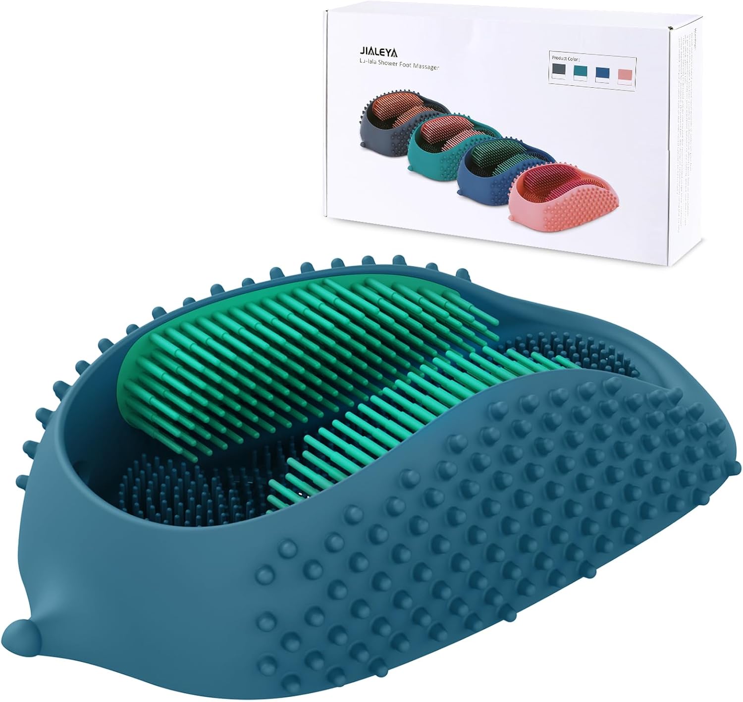 JIALEYA Lulala Shower Foot Scrubber Portable Manual Foot
