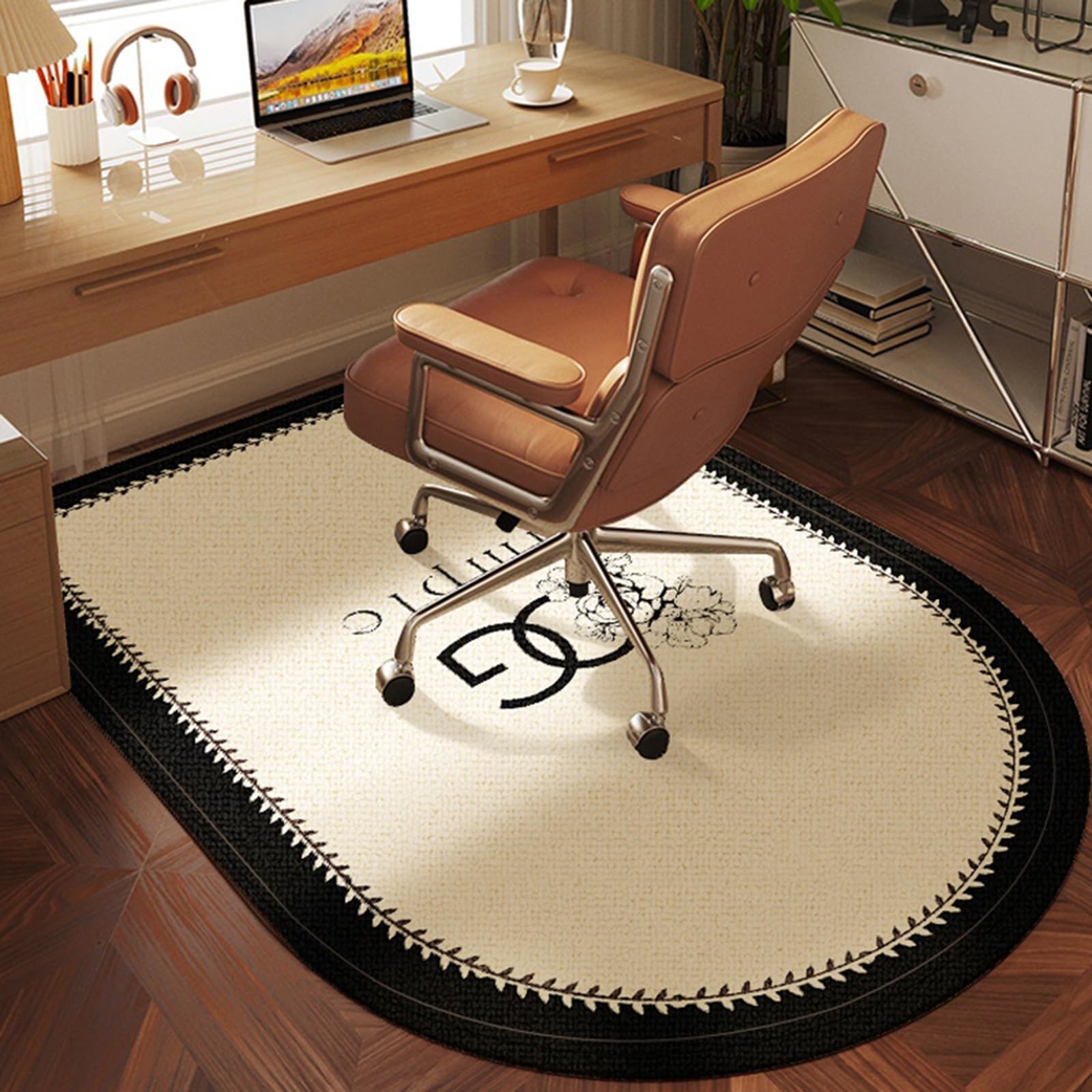 Tapis de chaise de bureau design arche pour coin bureau à la maison