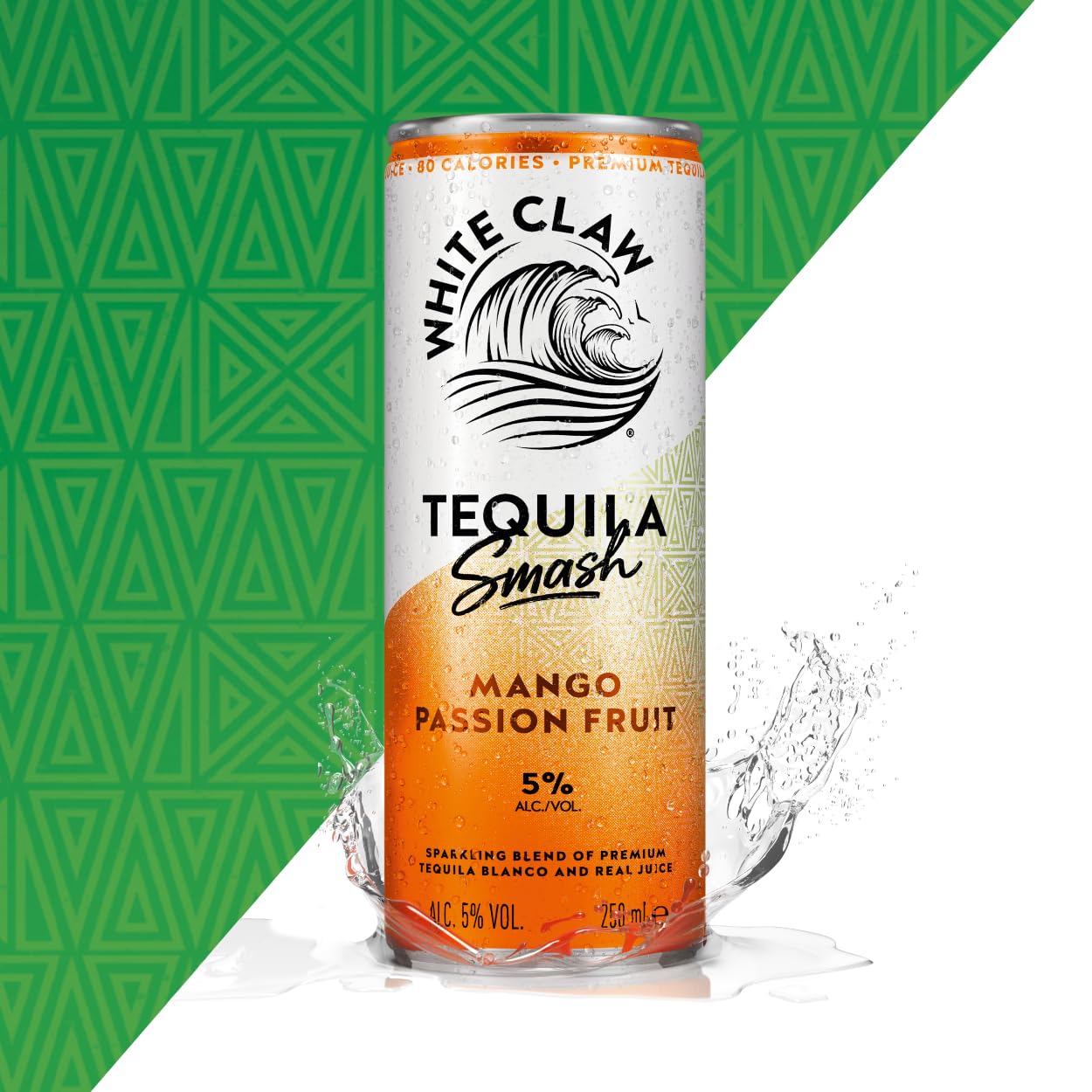 White Claw Tequila Smash Mango Passionfruit 12 x 250ml Cans 5% ABV