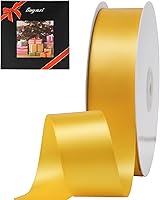 Vista 50 de LIUYAXI Cinta de satén roja de doble cara, 1/4 pulgadas x 50 yardas continuas, cintas finas perfectas para envolver regalos, tarjetas de invitación