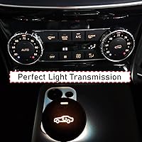 Vista 5 de Jaronx Compatible con botones de aire acondicionado de Mercedes Benz, cubiertas de botón de control de clima para ventilador de calentador de aire