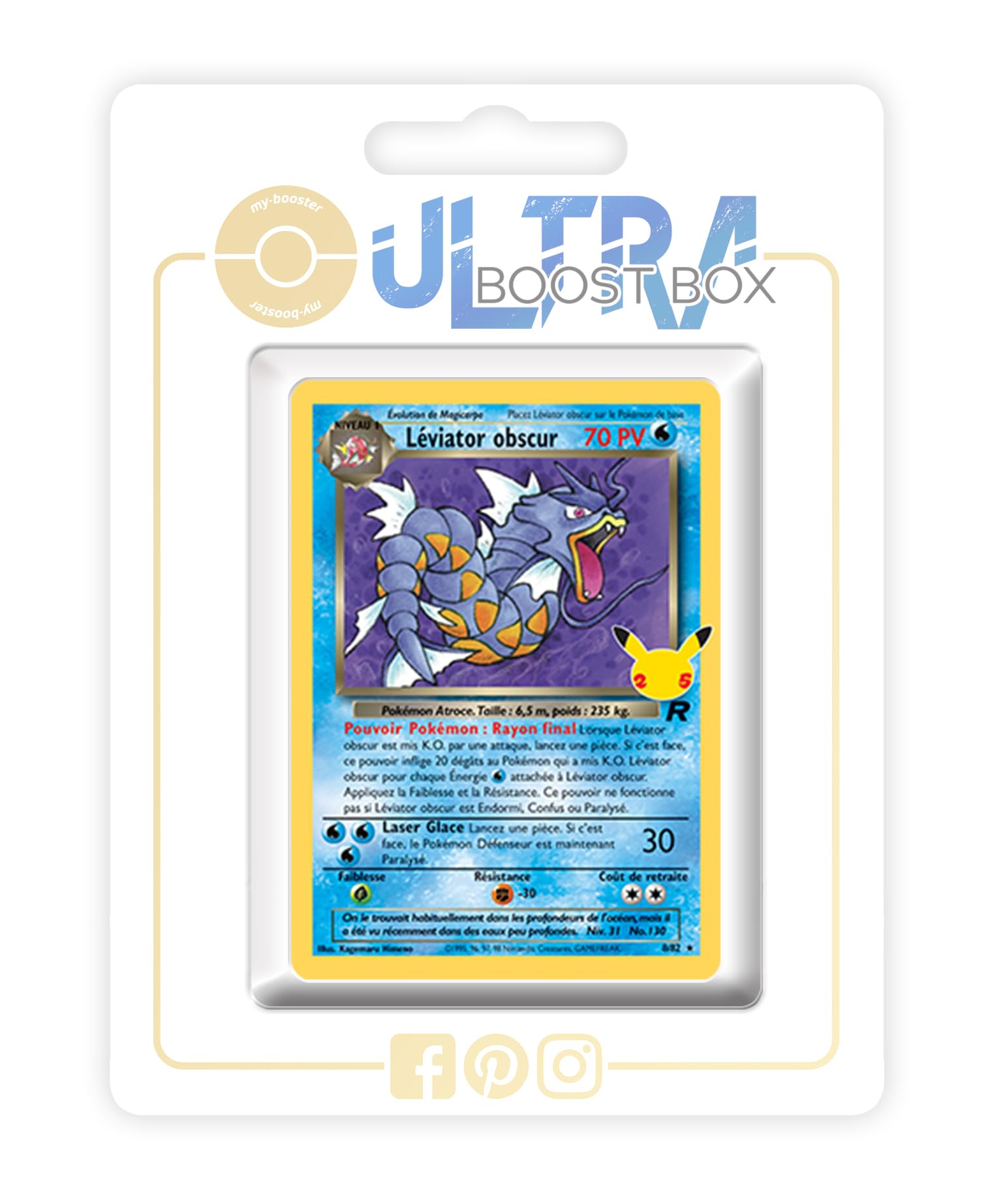 Carte Pokémon Léviator Holo/Reverse - Coffret 10 Cartes Françaises - Écarlate Et Violet Évolutions Paldea