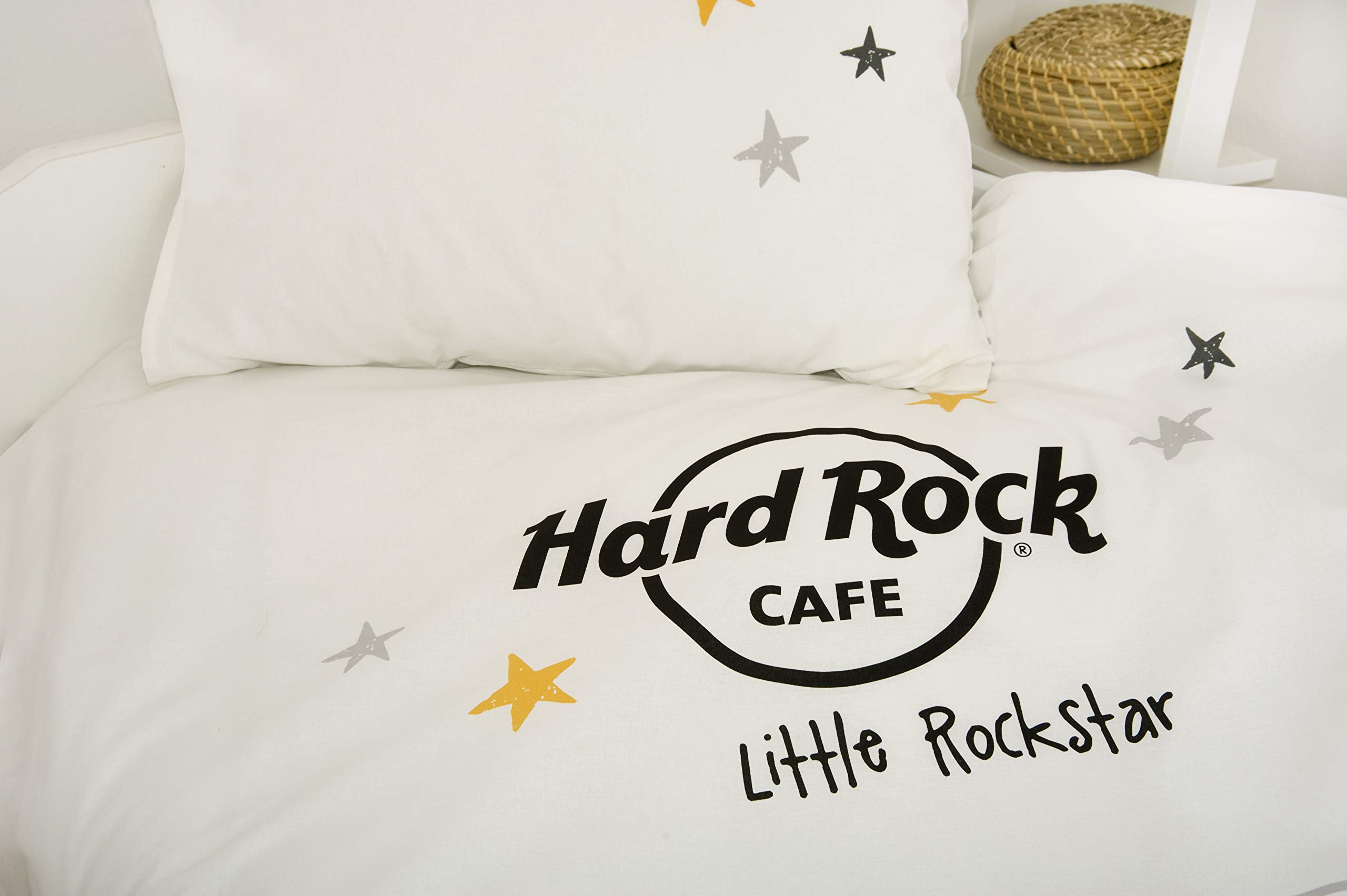 Herding Hard Rock Caf� Set di Biancheria da Letto, Cotton, Bianco, 40 x 60  cm, 100 x 135 cm : Amazon.it: Casa e cucina