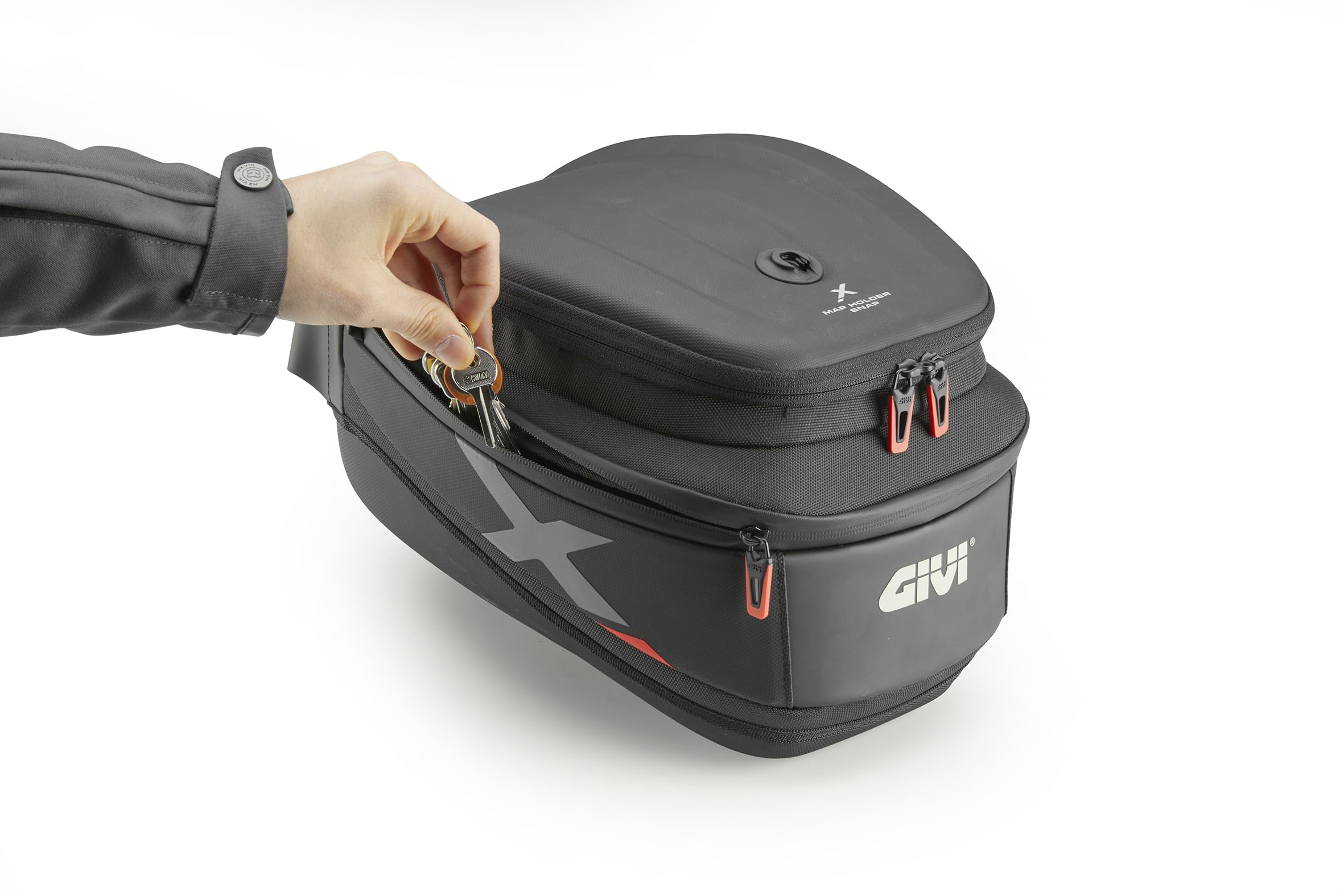 Generico XL06B TANKLOCK Borsa da serbatoio Tanklock universale, 15 lt per moto compatibile con GIVI attacco Tanklock