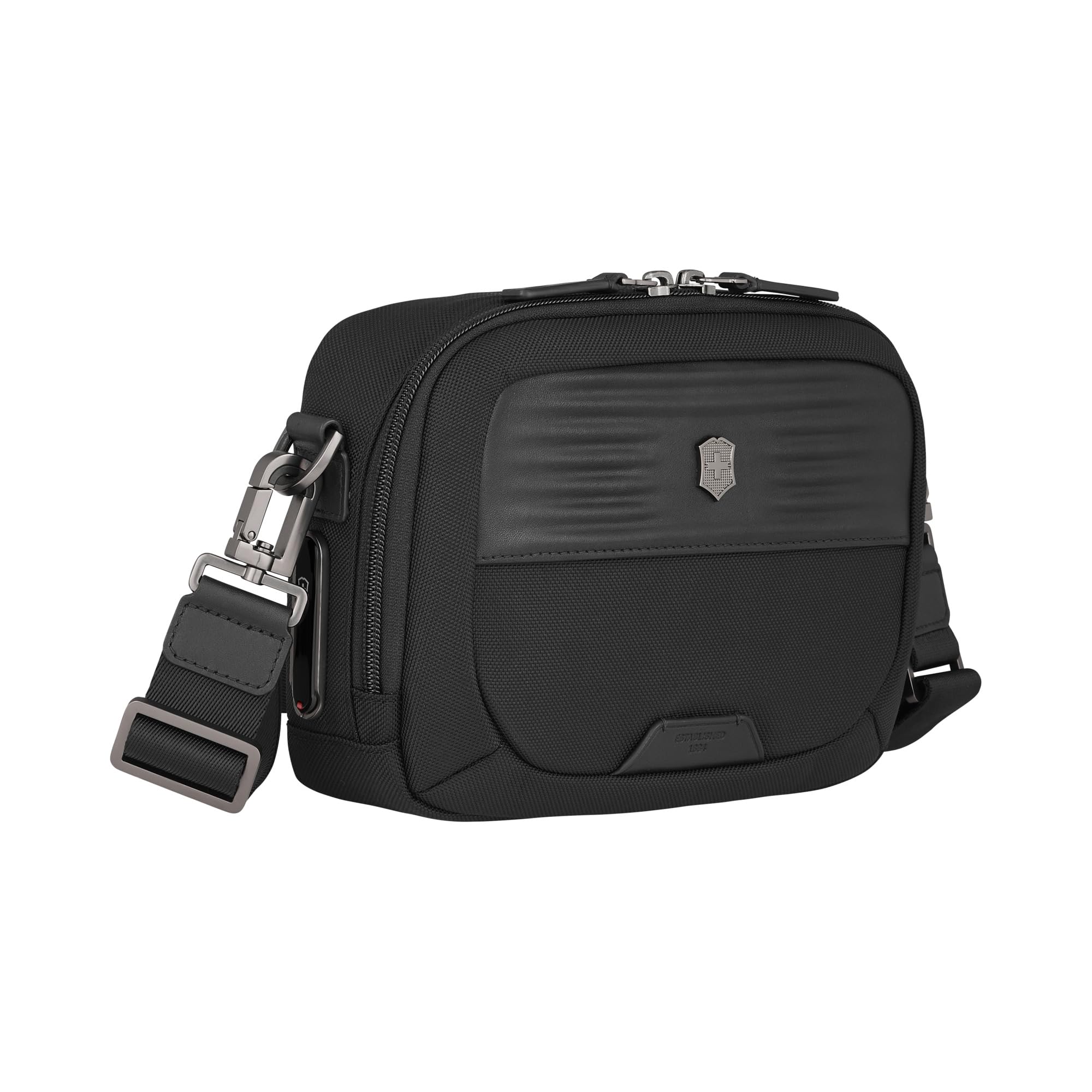 Victorinox Mythic - Bolso bandolera para hombre y mujer, color negro