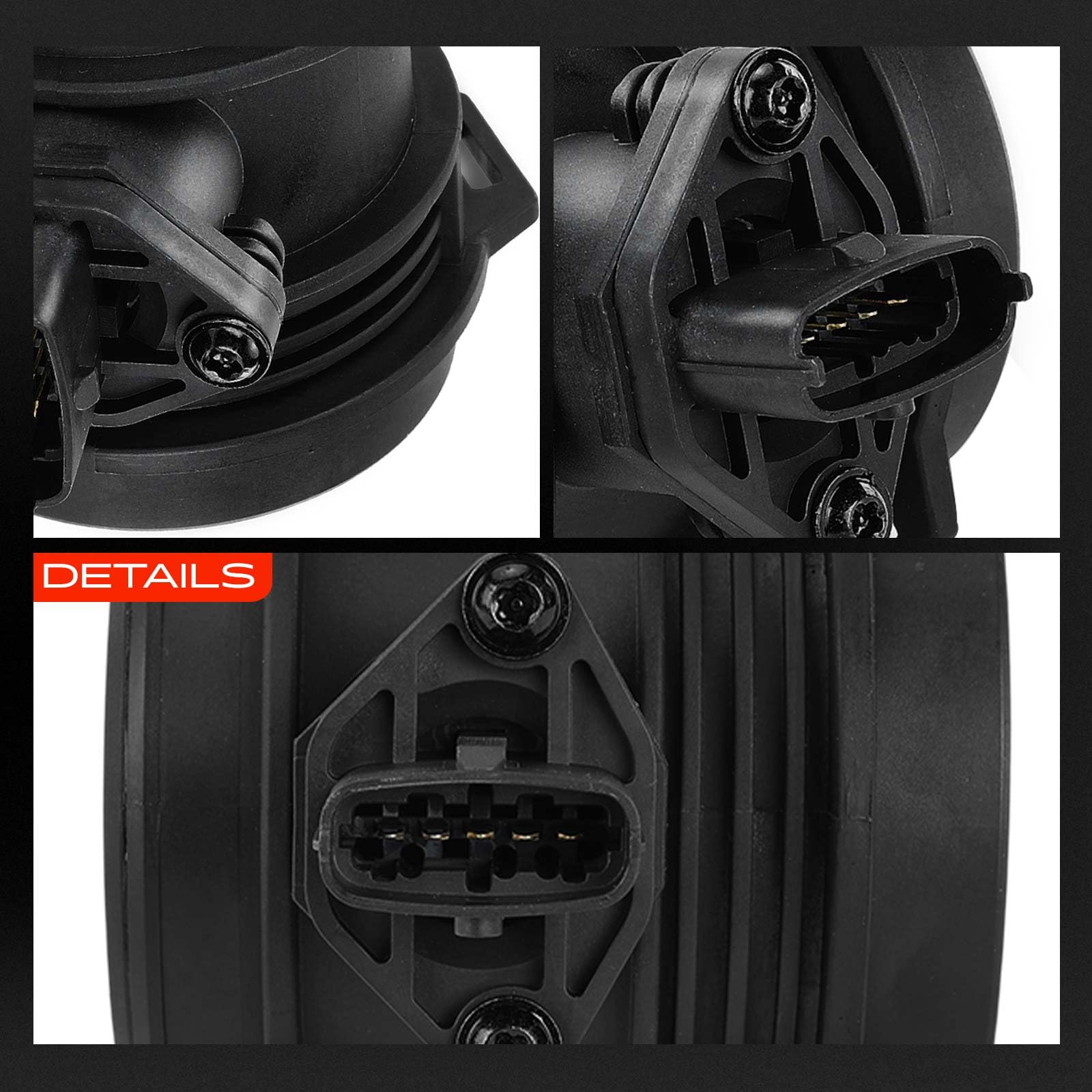 Frankberg Medidor de masa de aire caudalímetro de aire 5 Polos longitud | Compatible con: 9-3 YS3D