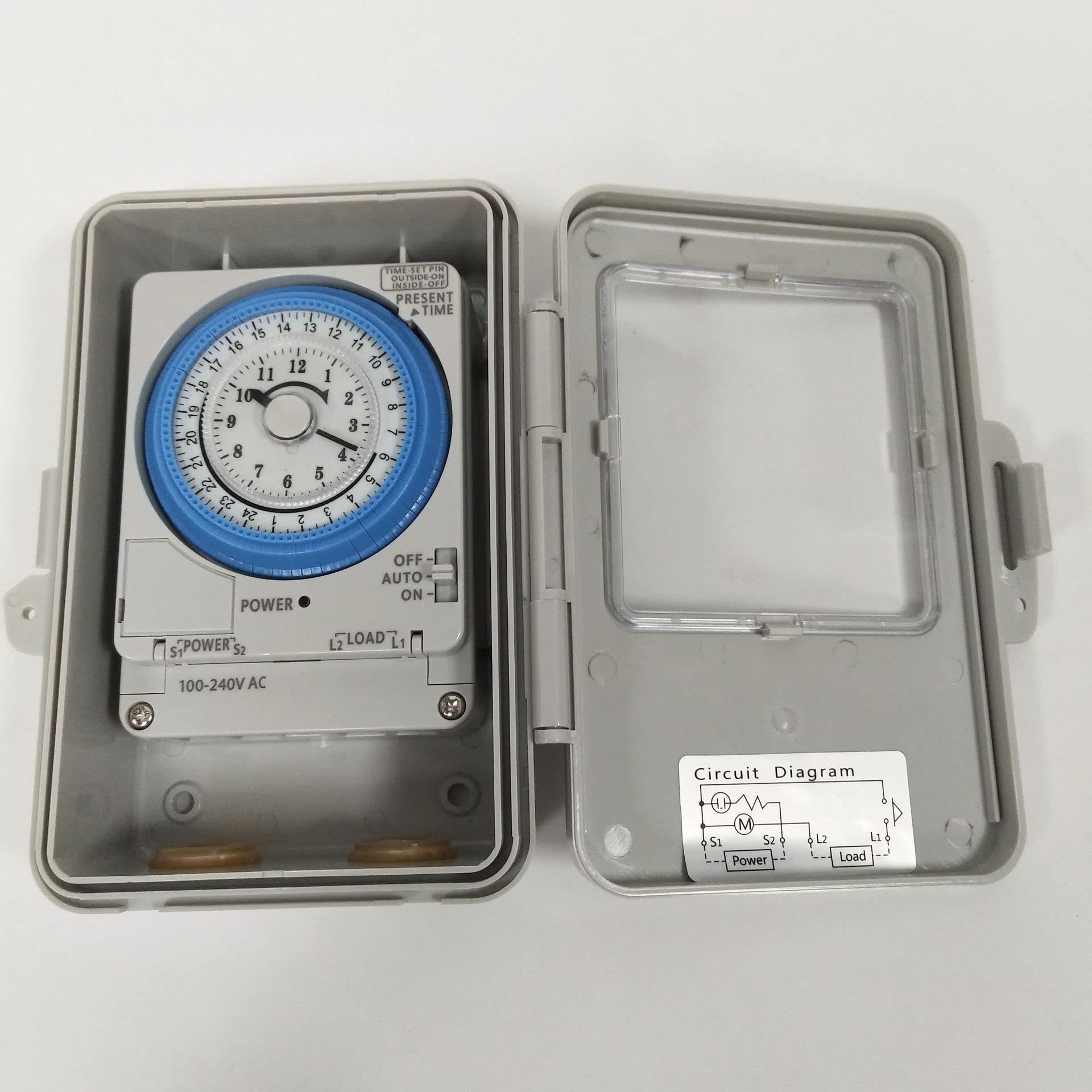 TB388R Timer meccanico, 20266 nuovo AC100-240V programmabile 24 ore timer meccanico scatola interruttore box, intervallo 15 min IP53 minuti