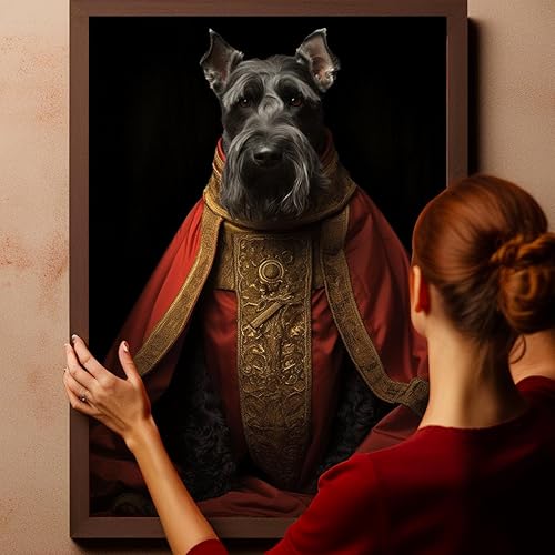 Miniatura 616 de Thuan Chow Chow Retrato de mascota con disfraz real de perro en un disfraz retrato de perro con vestimenta Retrato medieval de mascota retrato