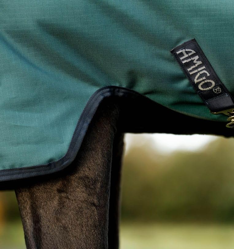 Horseware Amigo Ripstop 900D 50g Turnout Weide Decke Dynasty Green/Navy & Silver