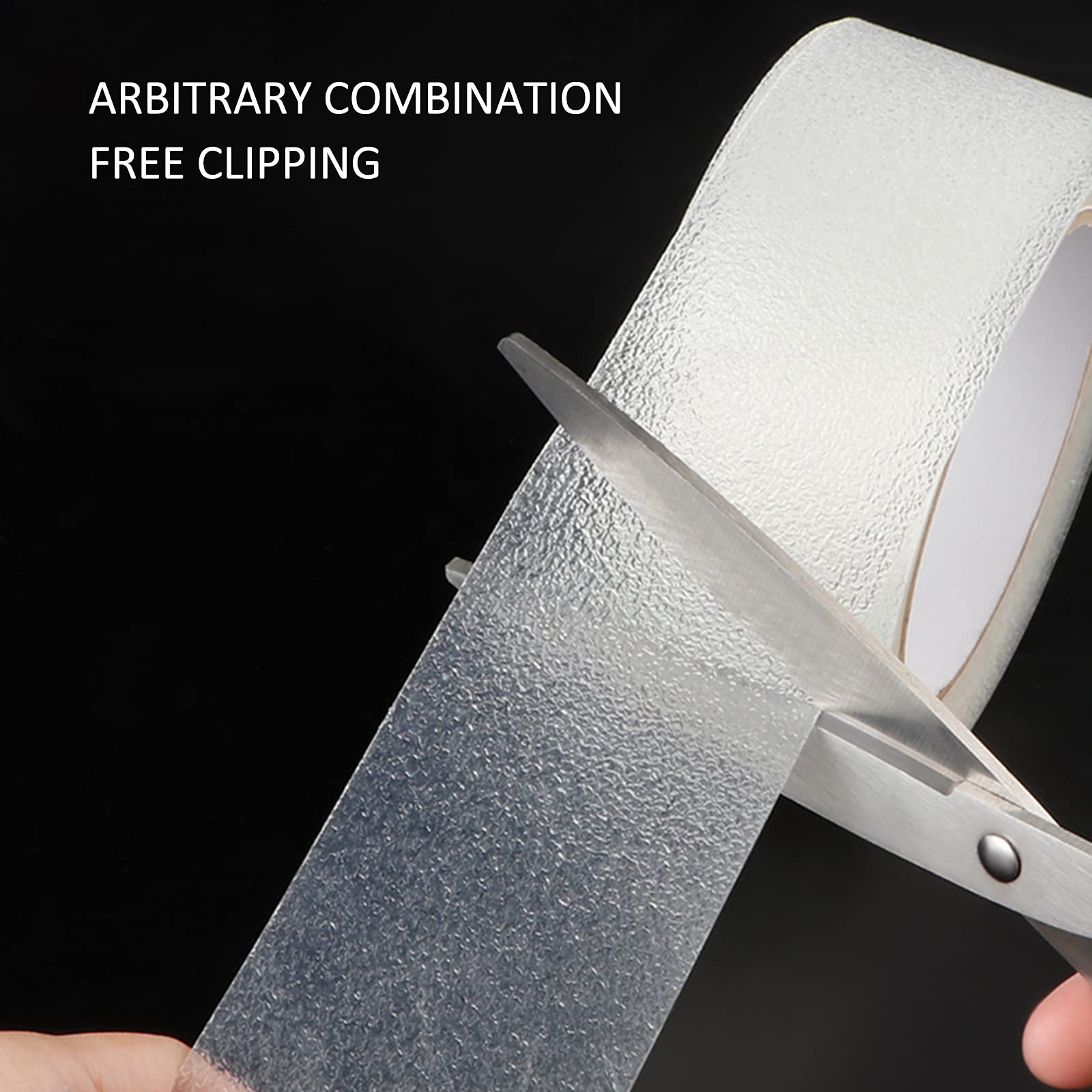 Cinta de seguridad antideslizante, Cinta antideslizante de seguridad de 2 rollos de alta resistencia: mejor agarre, fricción y adhesivo abrasivo for escaleras exteriores/interiores(5cm*10m/1.97inch*33