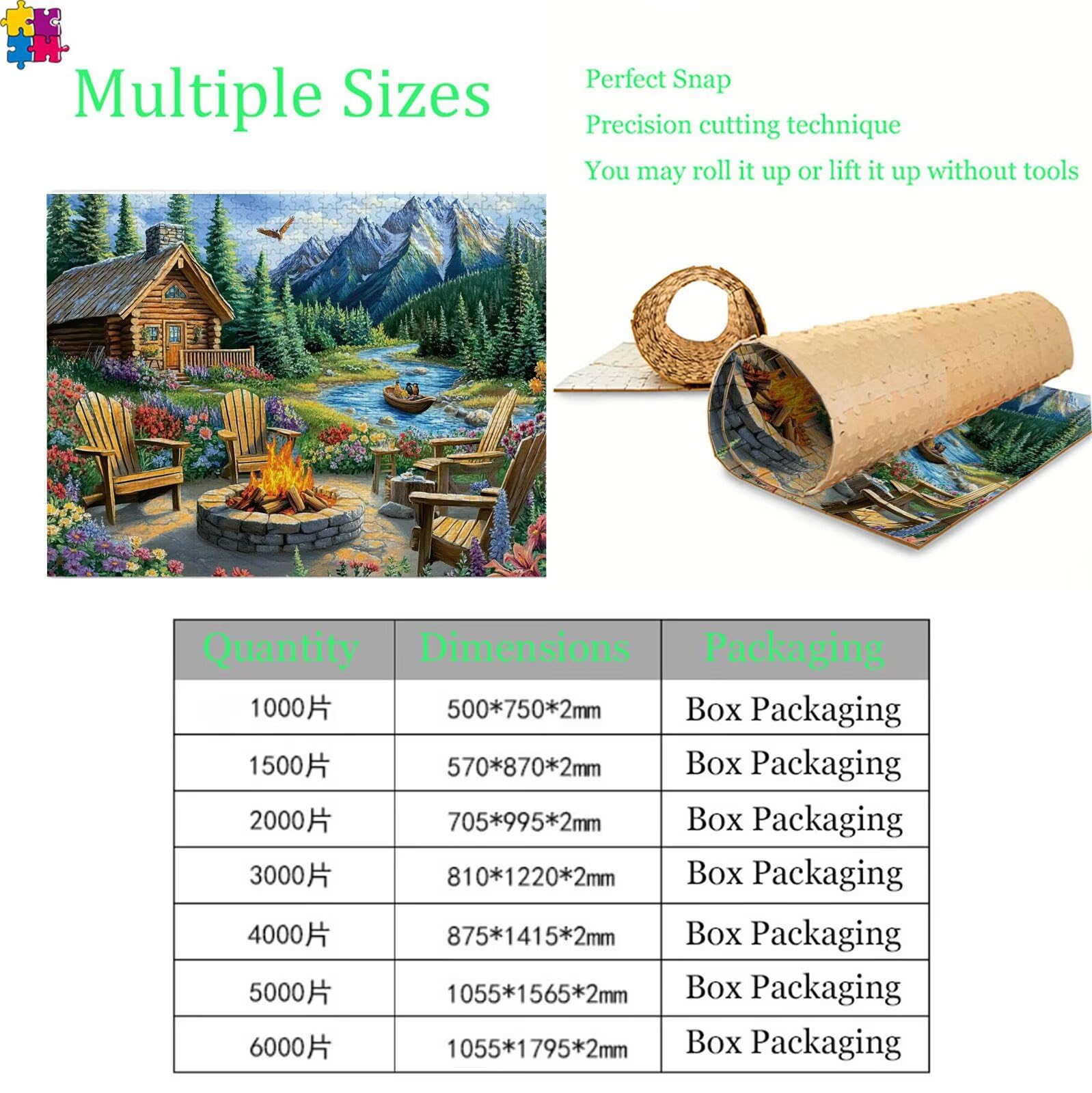 Puzzle 6000 elementów, budka krajobrazowa puzzle 6000 elementów dorośli i dzieci, premium artystyczna łamigłówka, 179,5x105,5 cm Klasyczna gra puzzli dla dorosłych, dekoracja domu, prezent dla