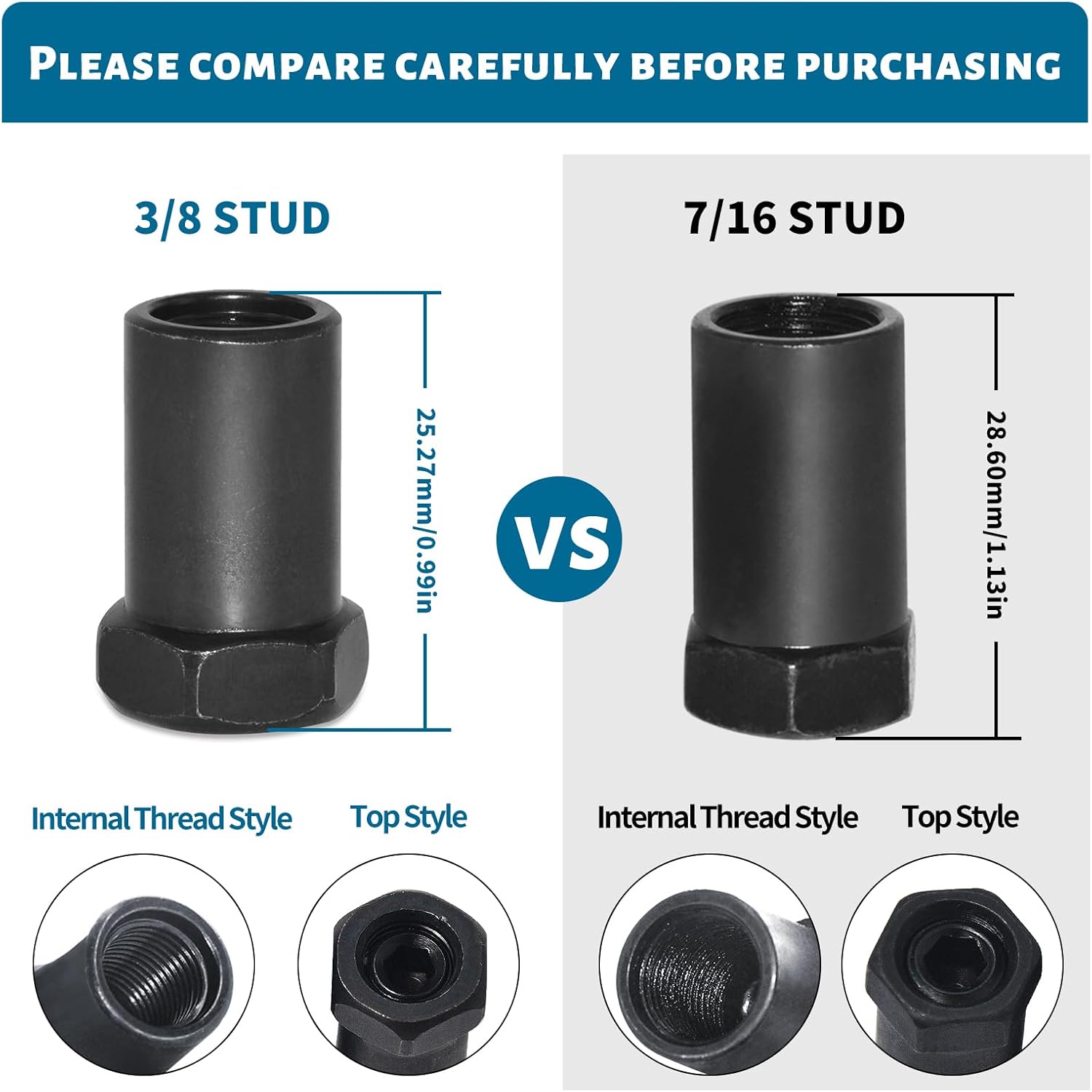 16PCS Poly Locks for Roller Rocker Arms 3/8 Stud Fits most aluminum rocker arms.