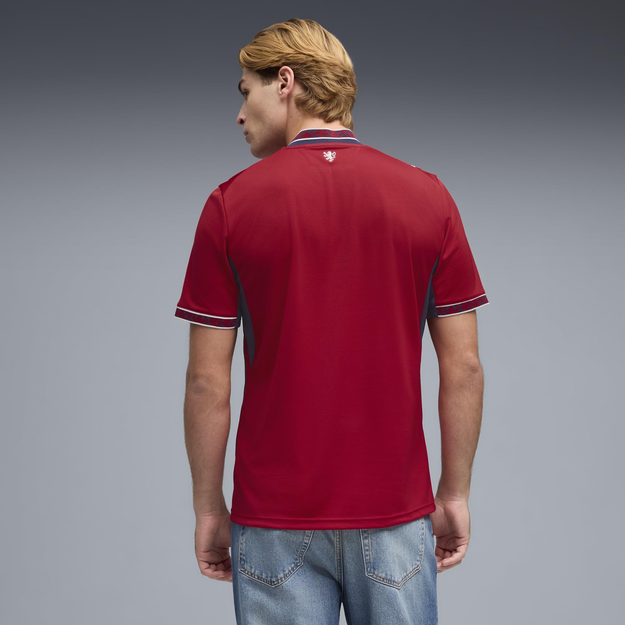 Puma Herren Czech Republic FA Home Jersey Replica Tschechische Republik FA Heimtrikot Replica