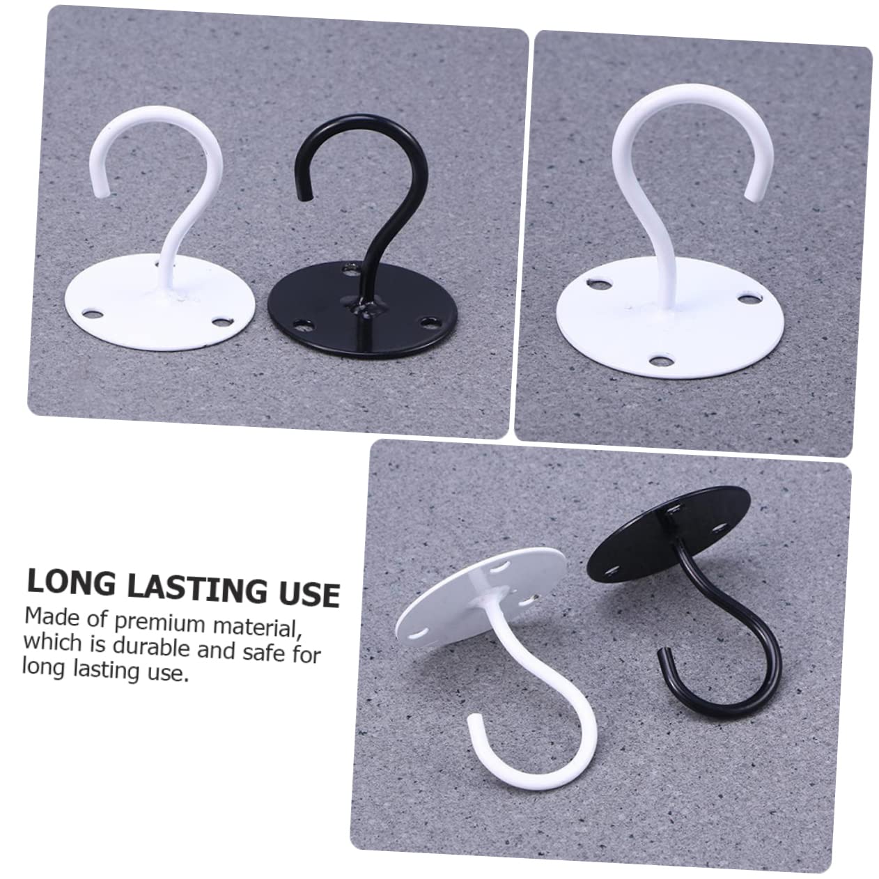 TOPBATHY 8pezzi Ganci Da Parete Metallo Per Piante Da Ganci Per Appendere Resistenti e Impermeabili Per Casa Bar e Hotel