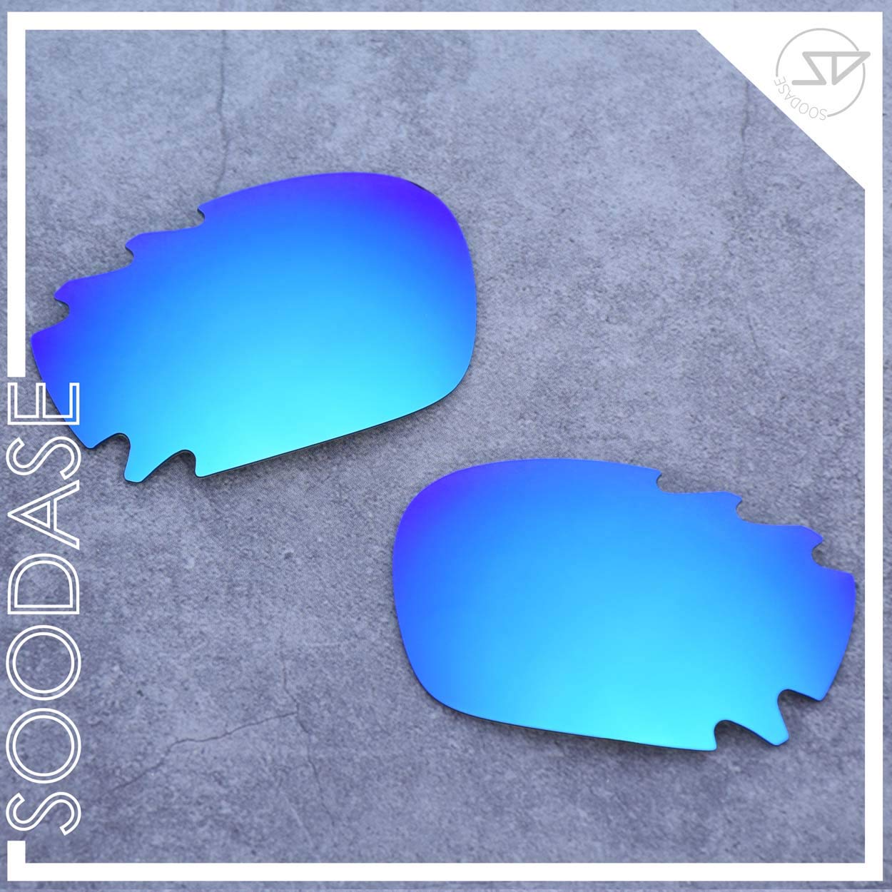 Per Oakley Racing Jacket Vented Occhiali da Sole Rosso/Blu/Verde Lenti di Ricambio Polarizzate