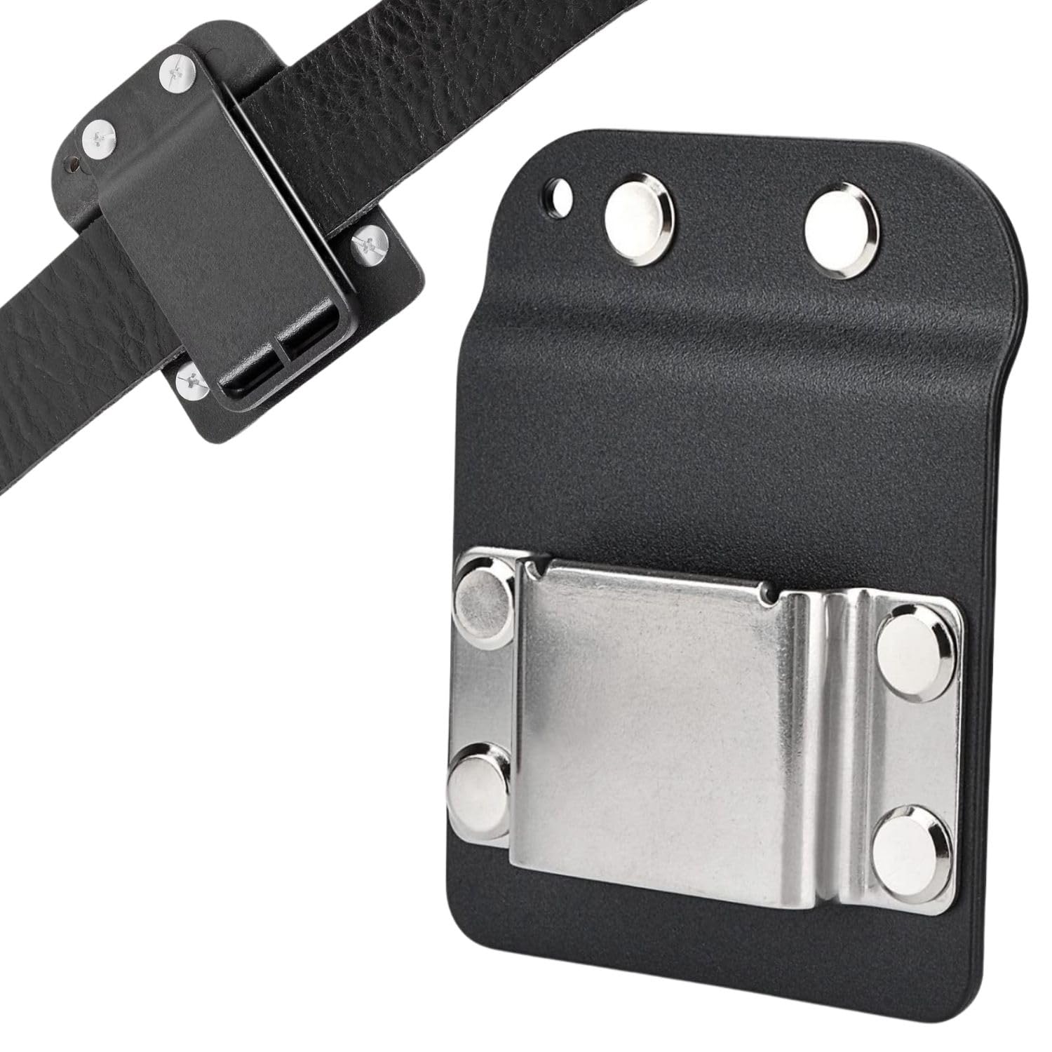 Tape Measure Holder, Tape Measure Belt Clip, Drill Holders, Tape Measure Holder Fits up to 2" Tool Belt, Tool Belt with Belt Clip for Measuring Tape, Cordless Drills Any Tape Holster with a Clip