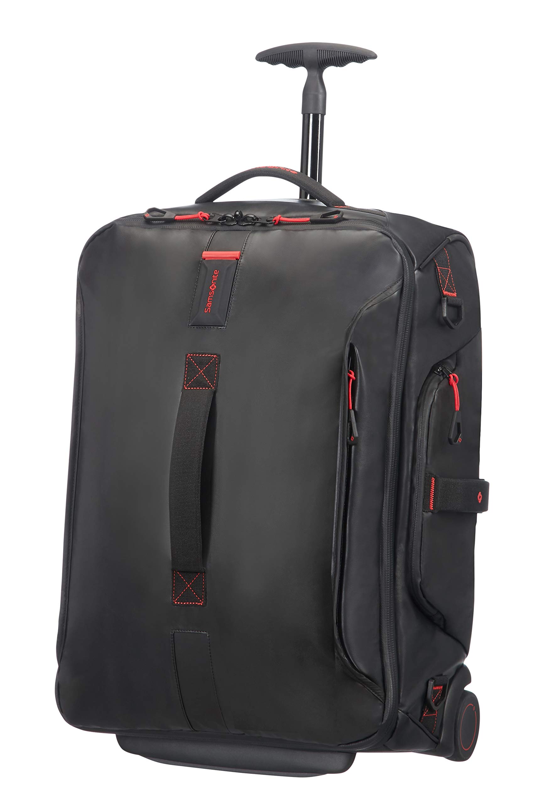 Samsonite Paradiver Light - Borsone/Zaino con 2 Ruote S, 55 cm, 51 L, Nero (Black)