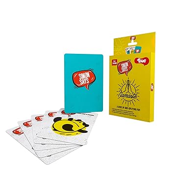 Toiing Simon Says - Activity Card Game | Fun Party Game for Kids | Age 3+ Years | Travel Friendly | Great for Return Gifts