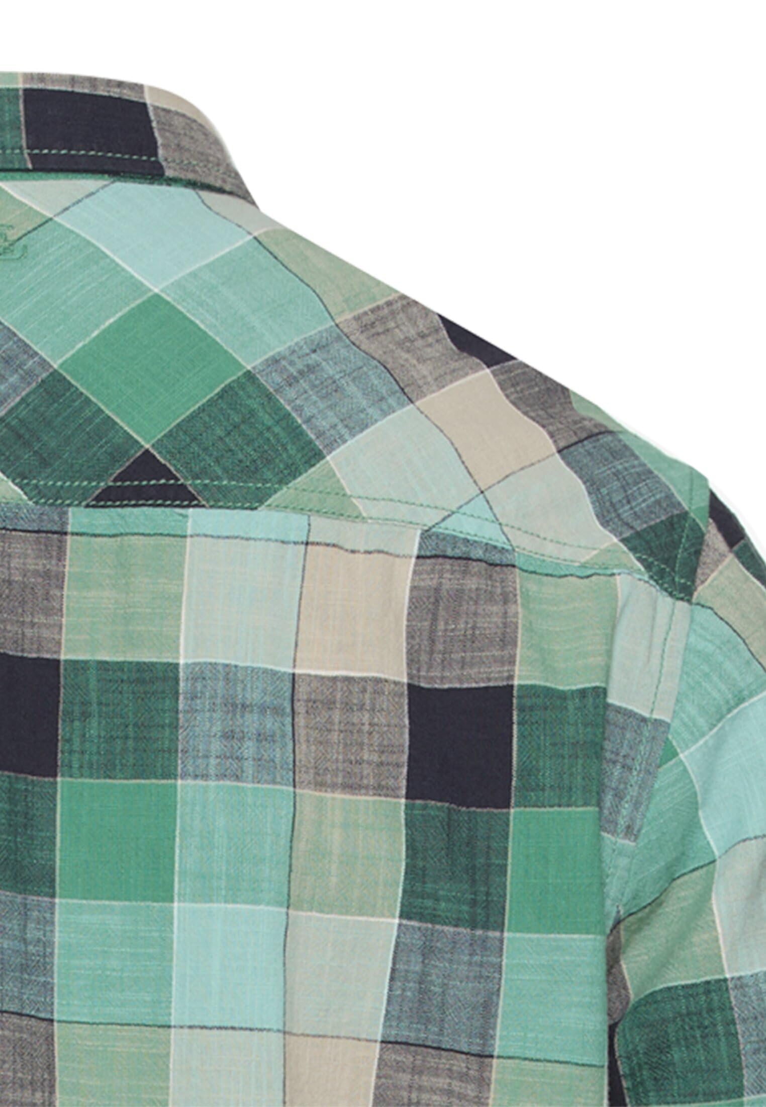 camel active Herren Karohemd aus Reiner Baumwolle