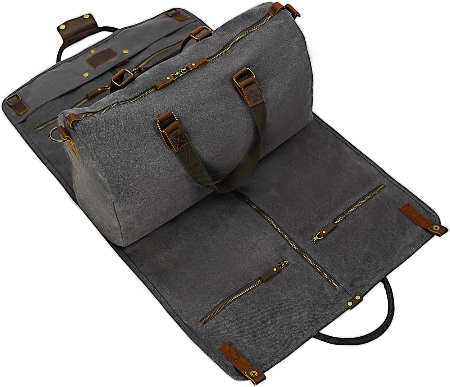 2 In 1 Convertible Garment Bag, Carry On Suit Duffle Bag For Men & Women