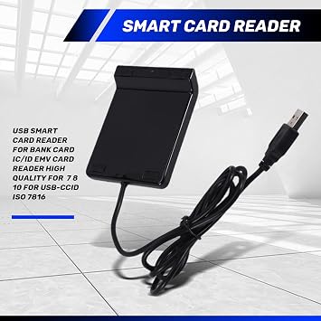 USB Smart Card Reader for Bank Card IC/ID EMV Card Reader for 7 8 10 for Linux OS USB- ISO 7816
