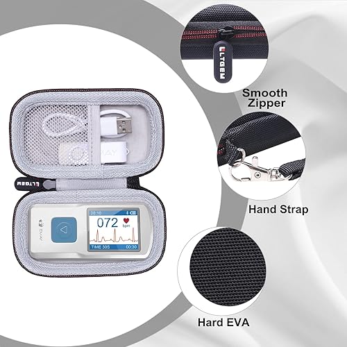 Vista 4 de Funda LTGEM para monitor EMAY/CONTEC EKG Diseño 1